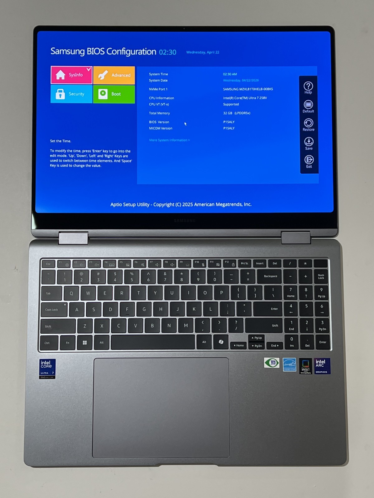 Samsung Galaxy Book5 PRO 360 16″ Intel Ultra 7 32GB RAM 1TB SSD NP960QHA #235Y