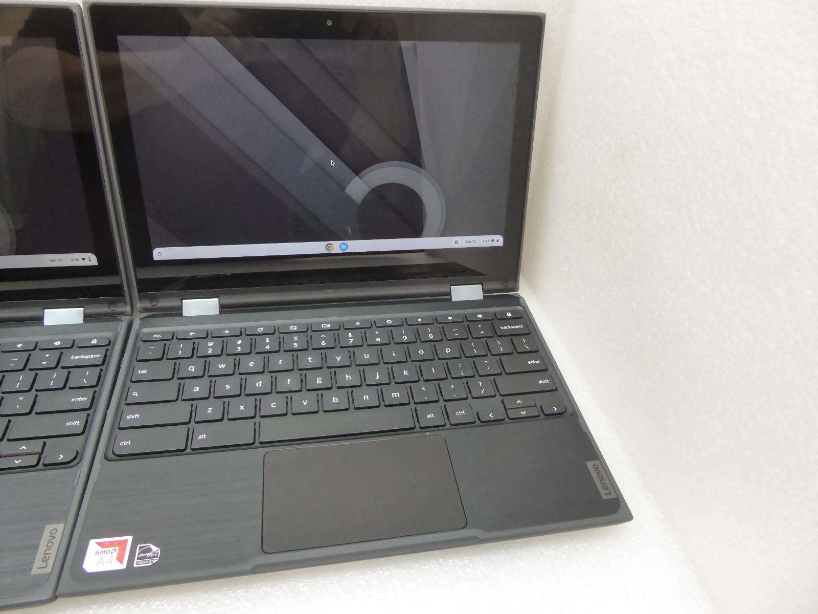 3 Lenovo Chromebook AMD A4 9120C Radeon R4 4GB Ram 300e 2nd Gen Touch Screen