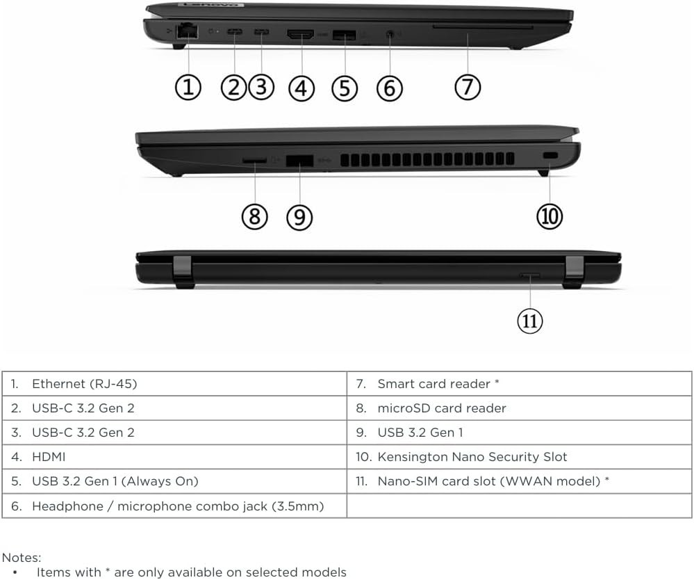 Lenovo ThinkPad L14 Gen 4 Ryzen 5 7530U 16GB 256GB SSD FHD Win11 Pro