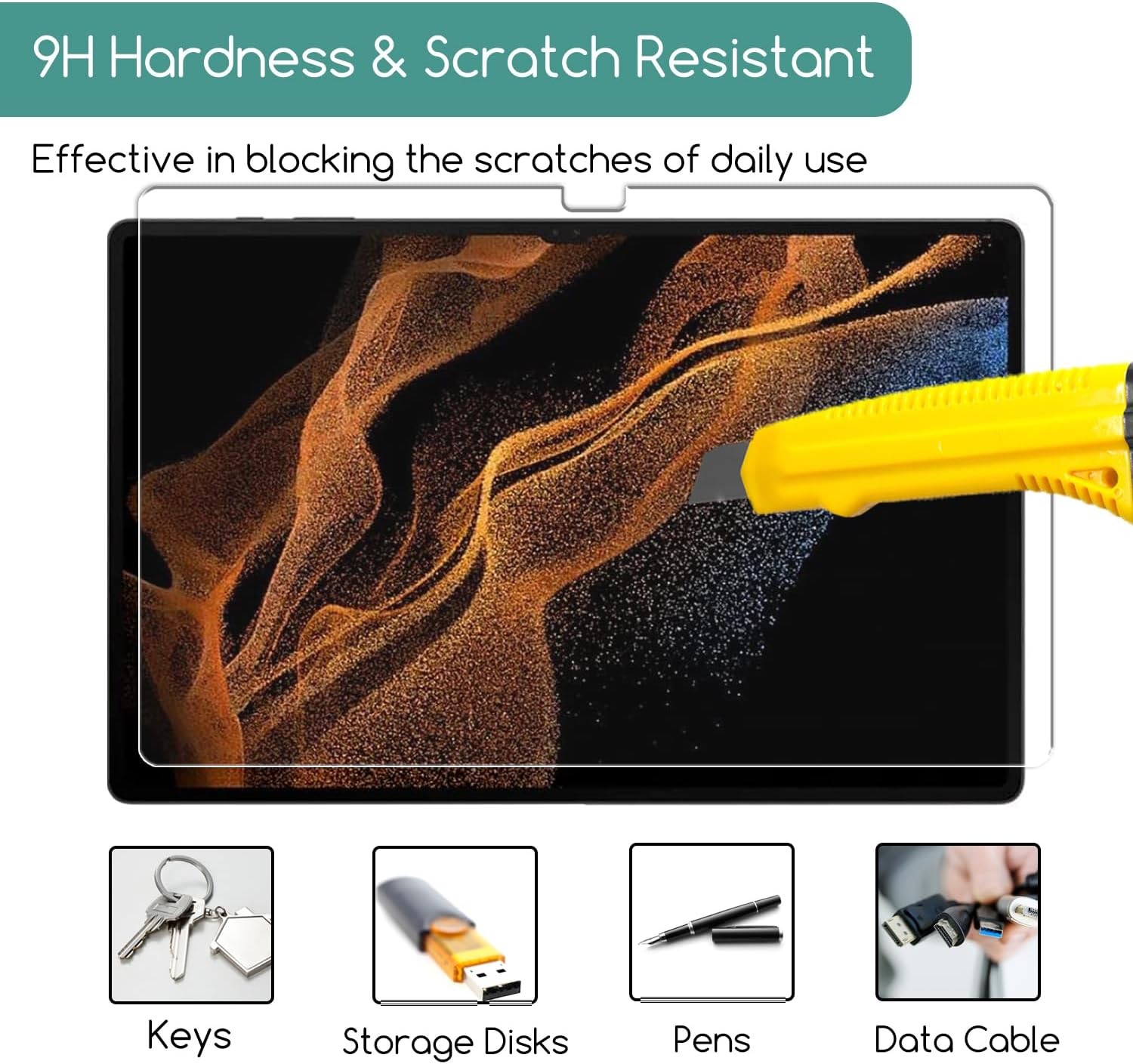 2-Pack Screen Protector for Samsung Galaxy Tab S11 Ultra, S10 Ultra, S9 Ultra, S