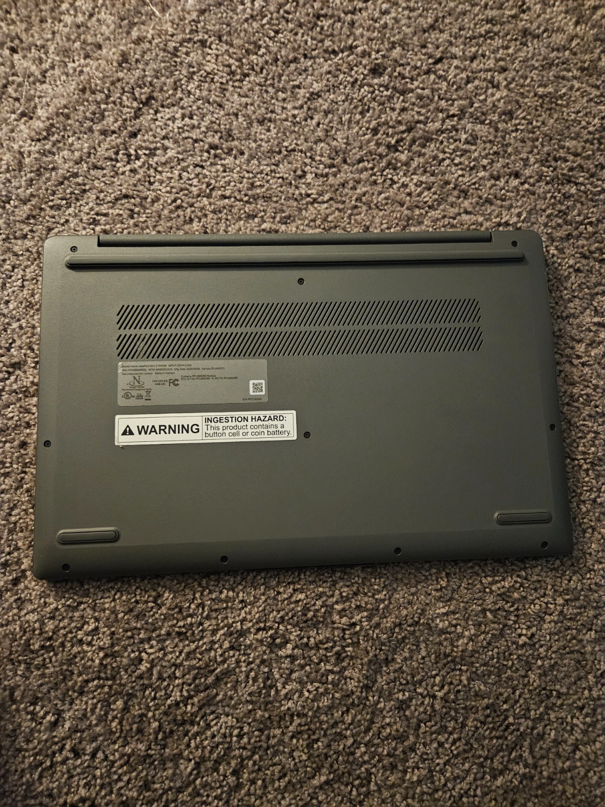 Lenovo IdeaPad 3 Slim 15IAN8 15″ i3-N305 1.8GHz 8GB RAM 128GB SSD