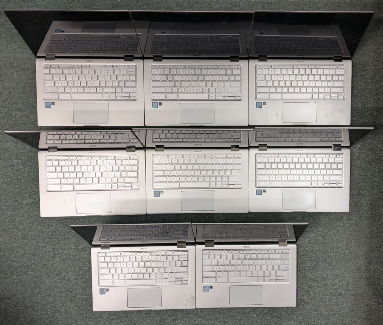 Lot of 8 Asus ChromeBook C434T Intel m3-8100y 8GB 64GB eMMC SOLD AS-IS