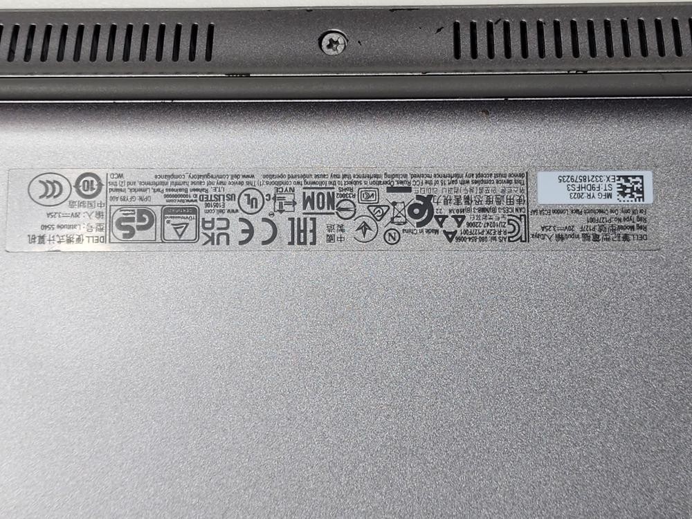 DELL COMPUTER LATITUDE 5540 (P19017884)