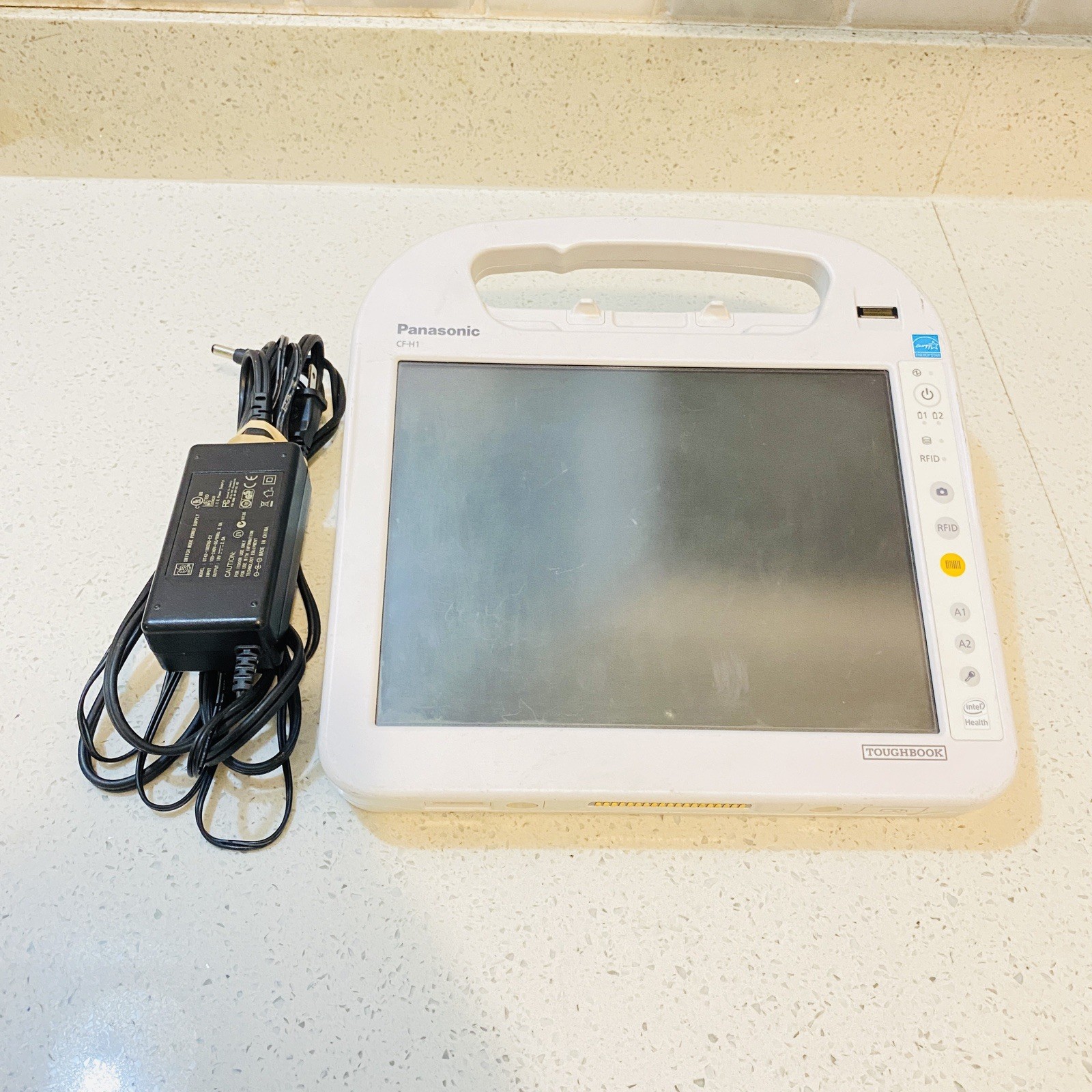 Vintage Panasonic Toughbook CF-H1 Tablet w/ Dock Windows 7 80GB HDD Read…