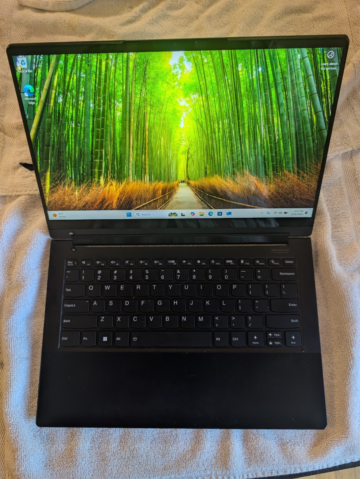 Lenovo Yoga 9 14″ 2-in-1 4K Touch Laptop Tablet- i7 3.0ghz 16gb/512gb LEATHER