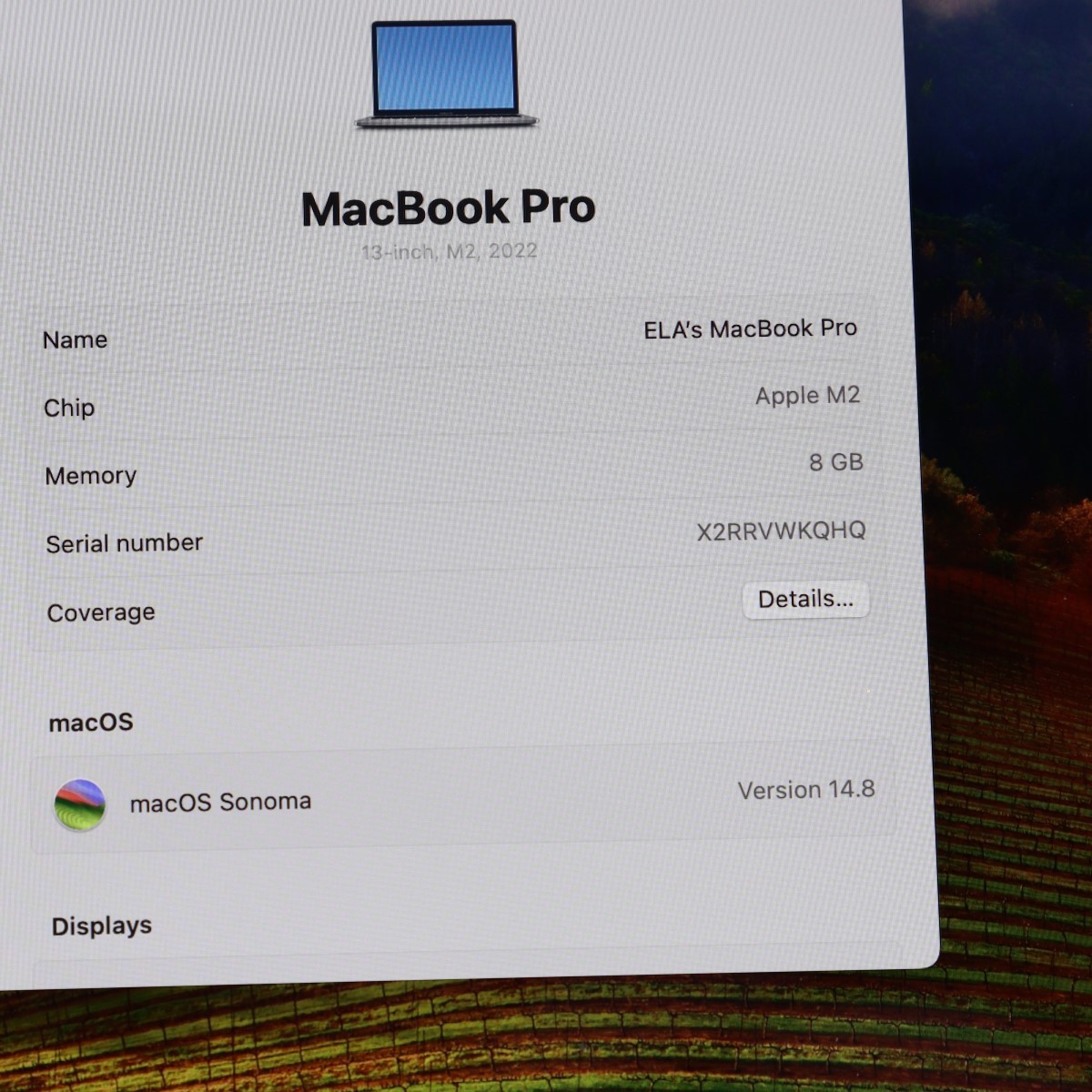 Apple MacBook Pro M2 Chip Laptop 8GB 256GB SSD 13.3″ 2022 (PZ1004820)