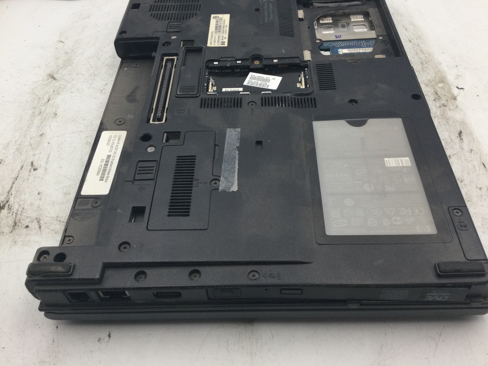 HP COMPAQ 6910P – BOOTS TO BIOS – INTEL CORE 2 DUO – NO RAM – READ DESCRIP – BB
