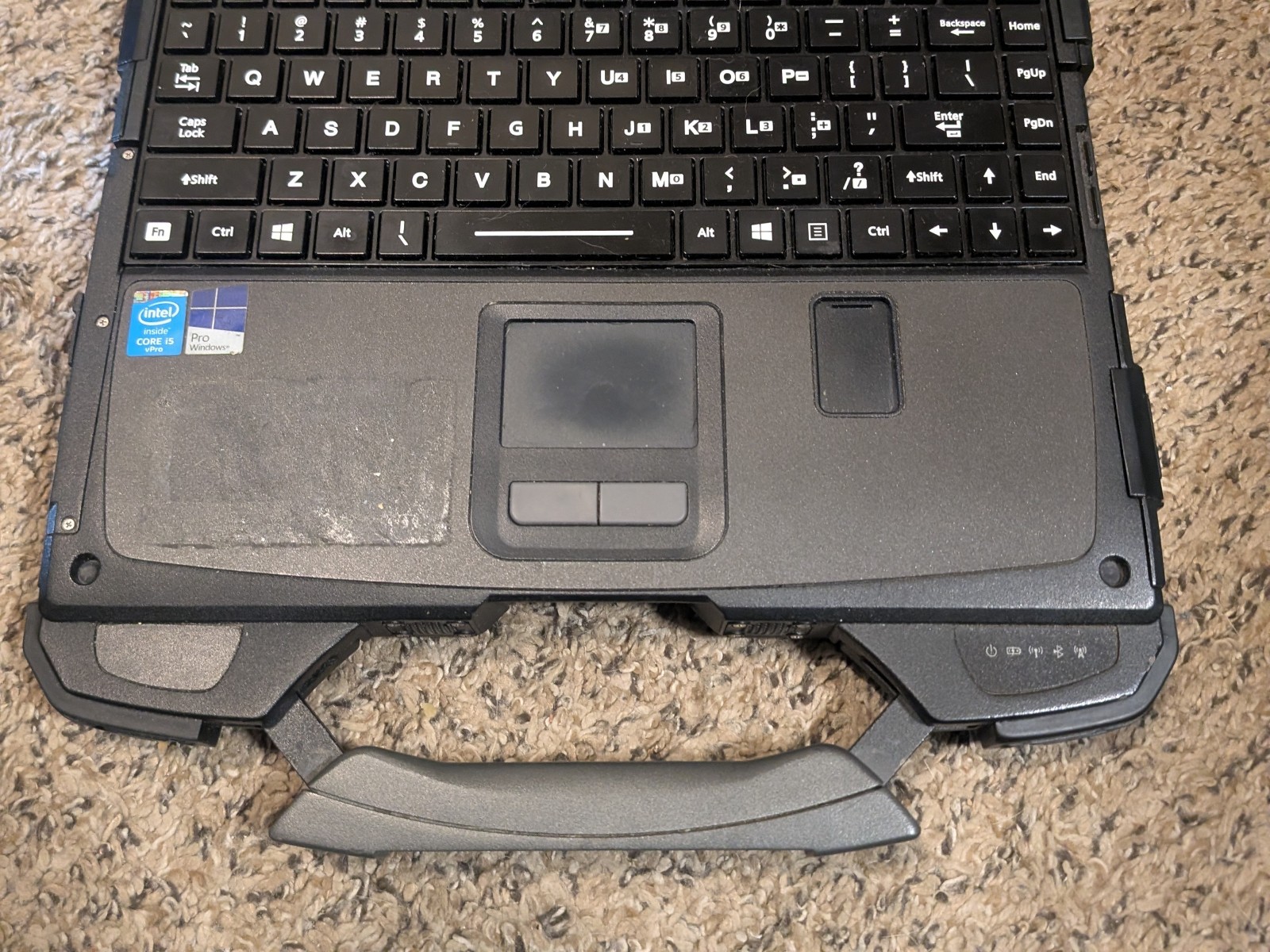 Getac B300 Rugged Laptop i5-4300M 2.6GHz 8GB RAM No HDD Boots to BIOS w/battery