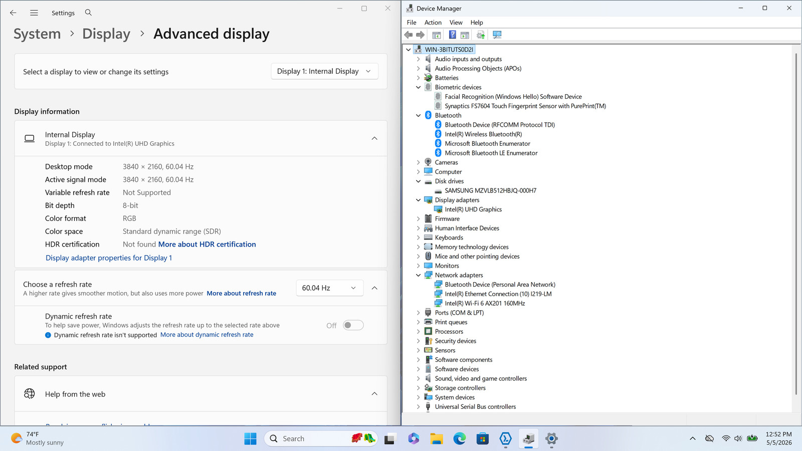 HP ZBOOK FURY 17 G7 17″ UHD 4K Touch I7-10850H 512GB SSD 16GB W11P IRCam Backlit