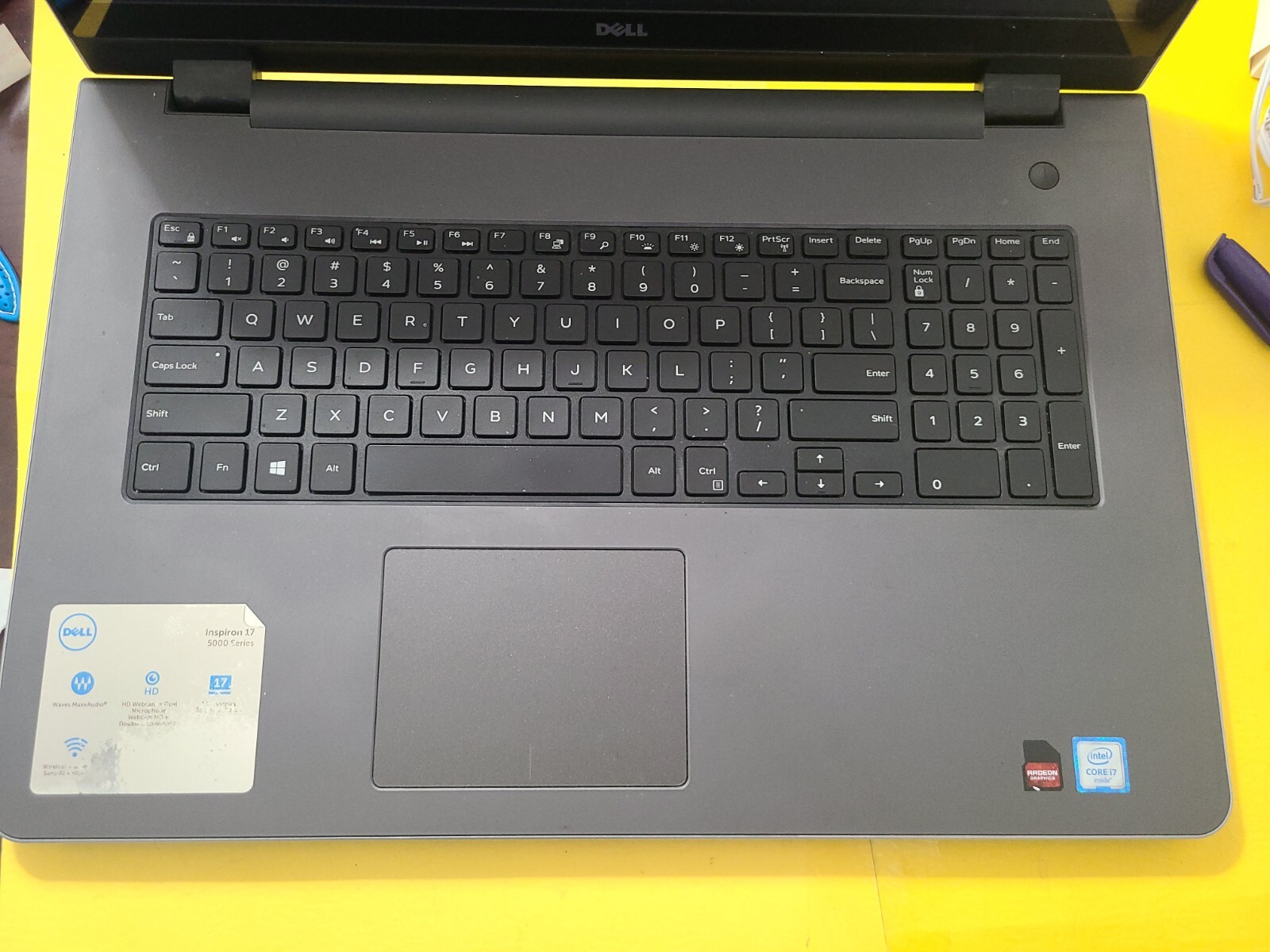 DELL INSPIRON 17 5000 LAPTOP INTEL i7-4510U 8GB RAM Not Turning on
