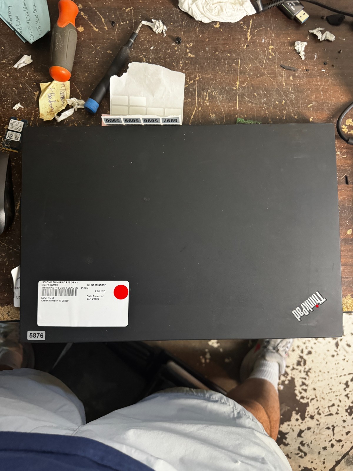 Lenovo ThinkPad P15s Gen 1 Core I7-10510 500GB SSD 16GB RAM *READ #5876