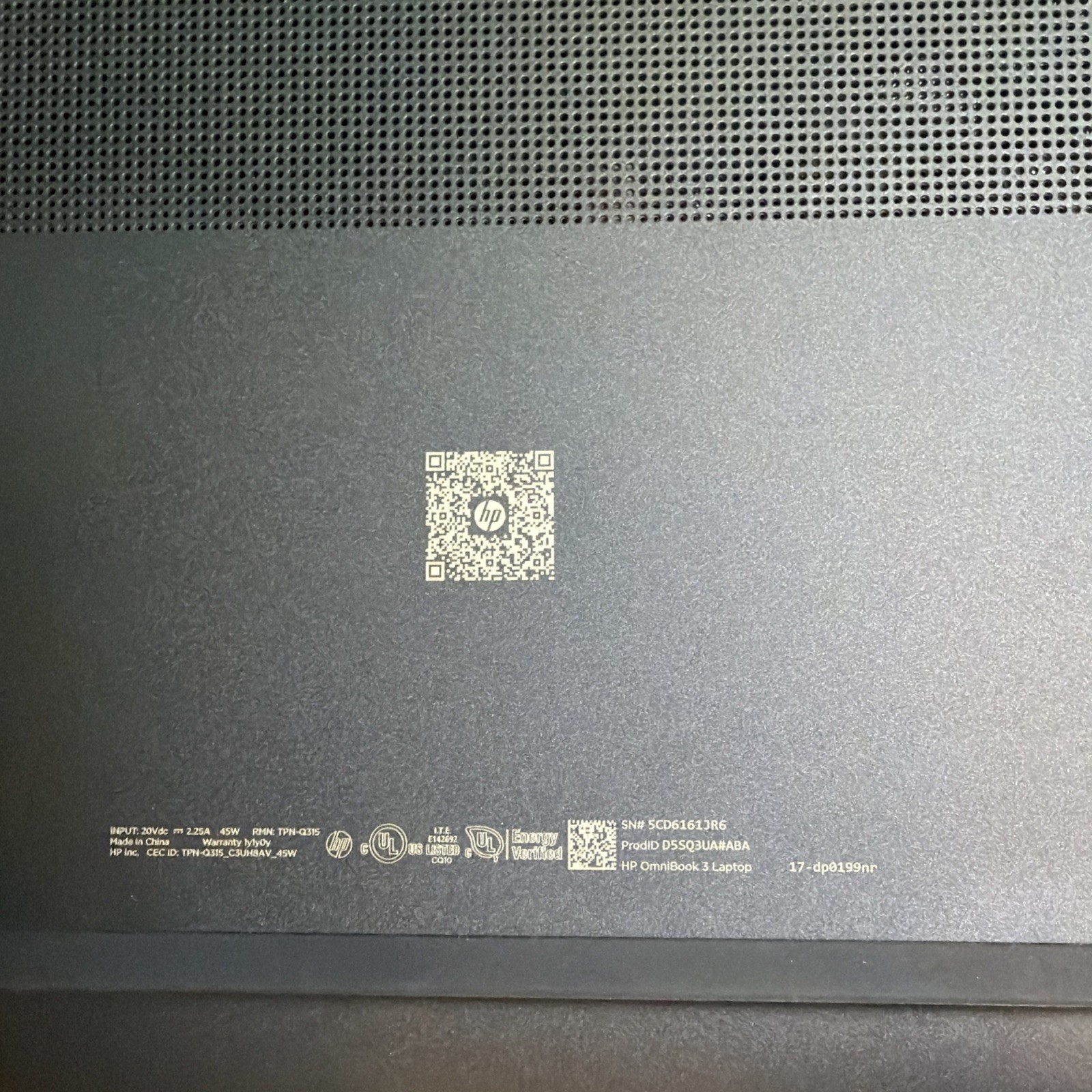 HP 17-dd0047nr OmniBook X 17.3″ FHD Touchscreen Ultra 7 256V 2.2GHz Intel UHD