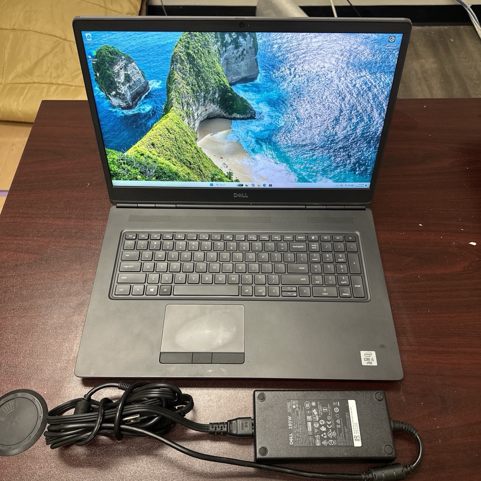 Dell Precision 7750 17.3” i5-10400H 16GB RAM 512GB SSD Win11 Pro 180W AC