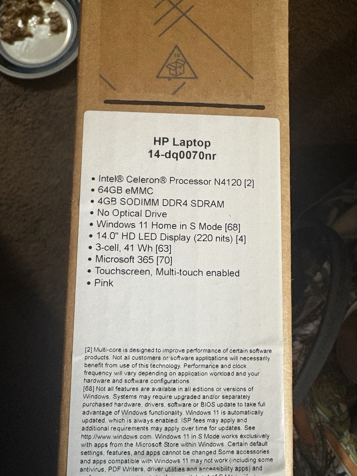 HP Laptop Touchpad Rose Frost