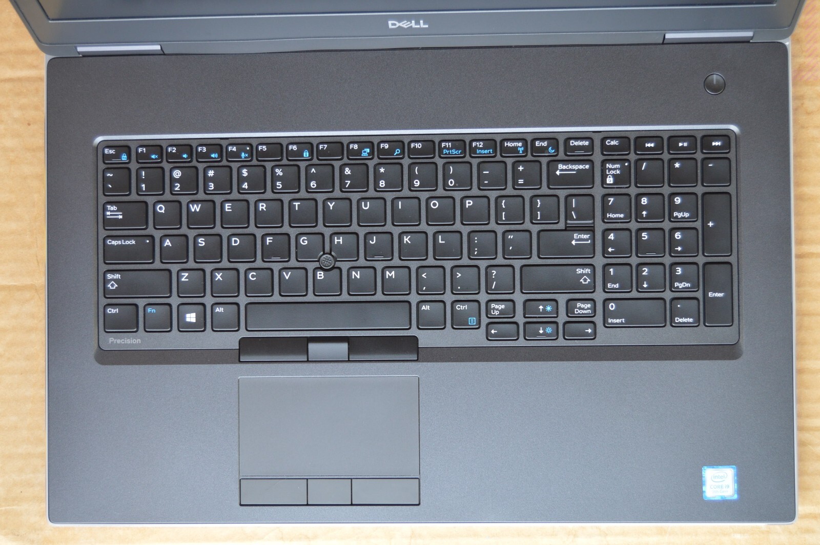 Dell Precision 7740 i7-9850H 1080P 32GB 512GB SSD RTX 5000 Backlit KB