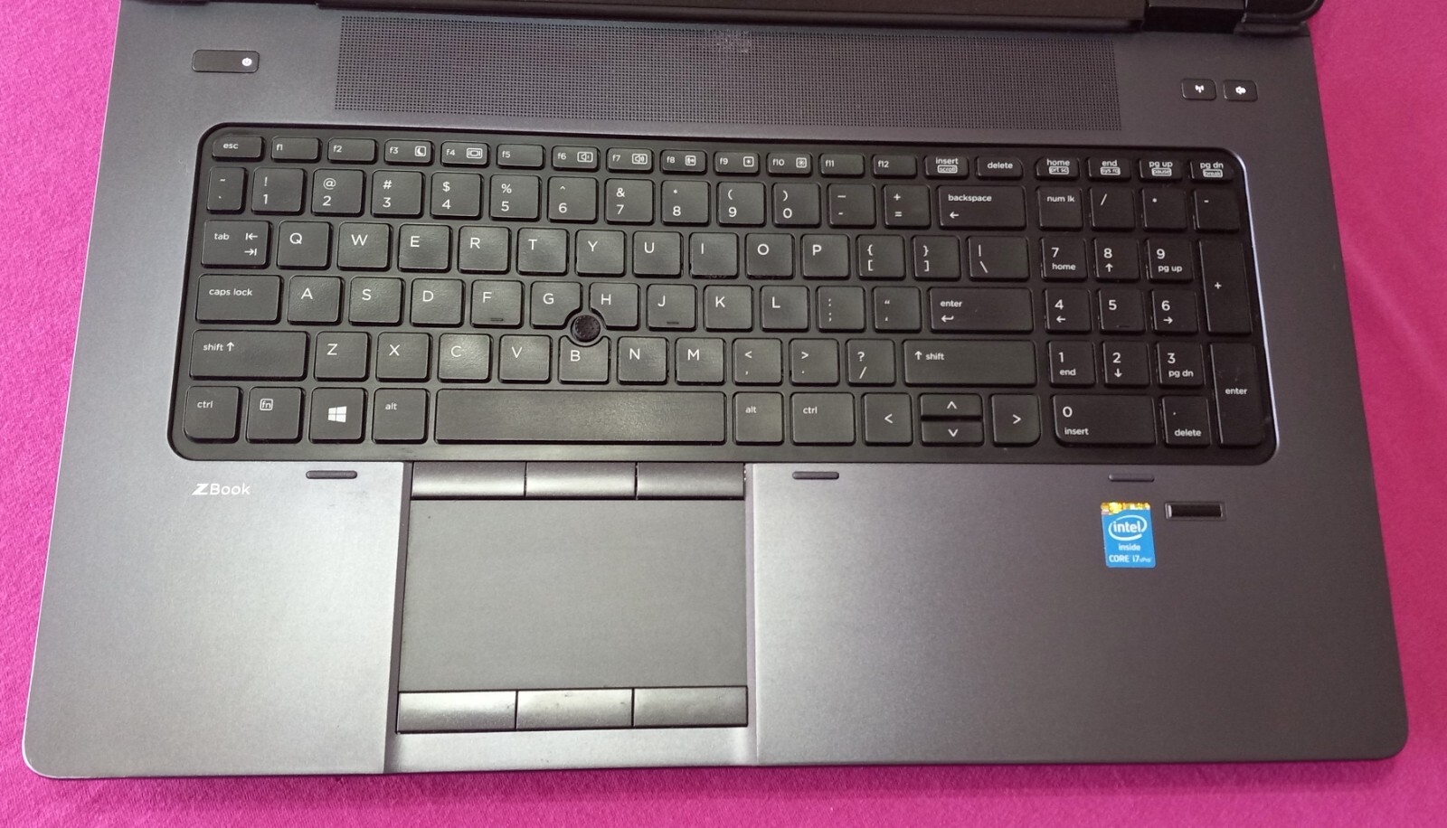 HP ZBook 17 G1 laptop I7-4810mq 2.8-3.8Ghz 16GB 500GB SSD NVIDIA “P5000” AX200