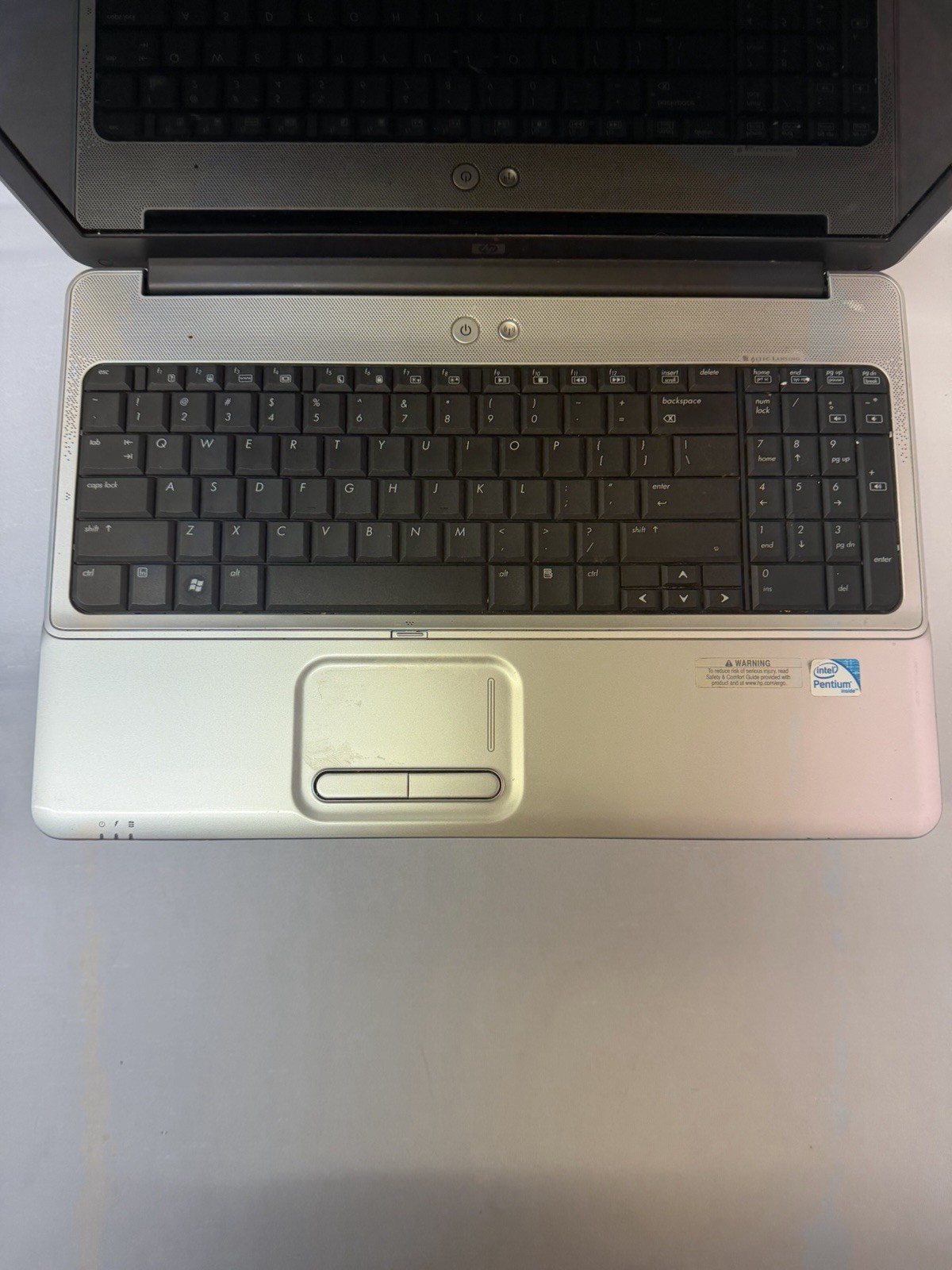 HP Notebook G60 Laptop – Good Screen – Intel Pentium T4300 – Read Des