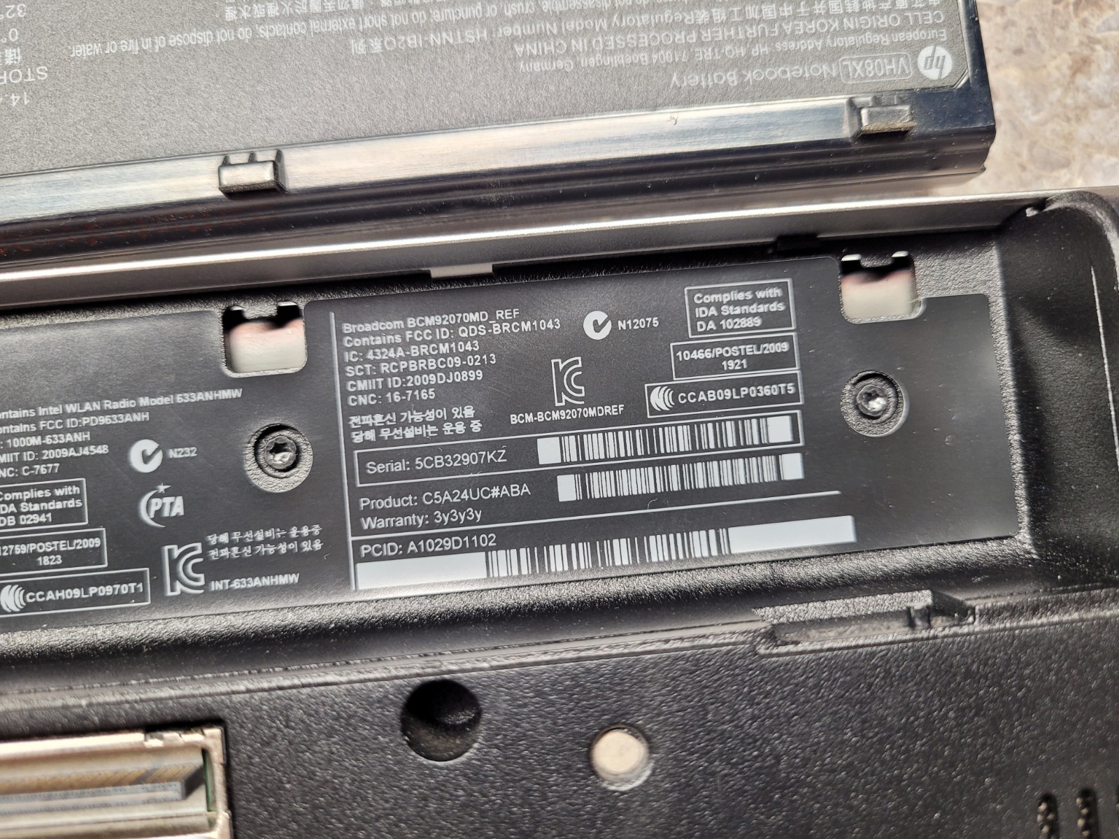 HP EliteBook 8570w i7-3520M 320GB SSD 12GB RAM Quadro K1000M Windows 11