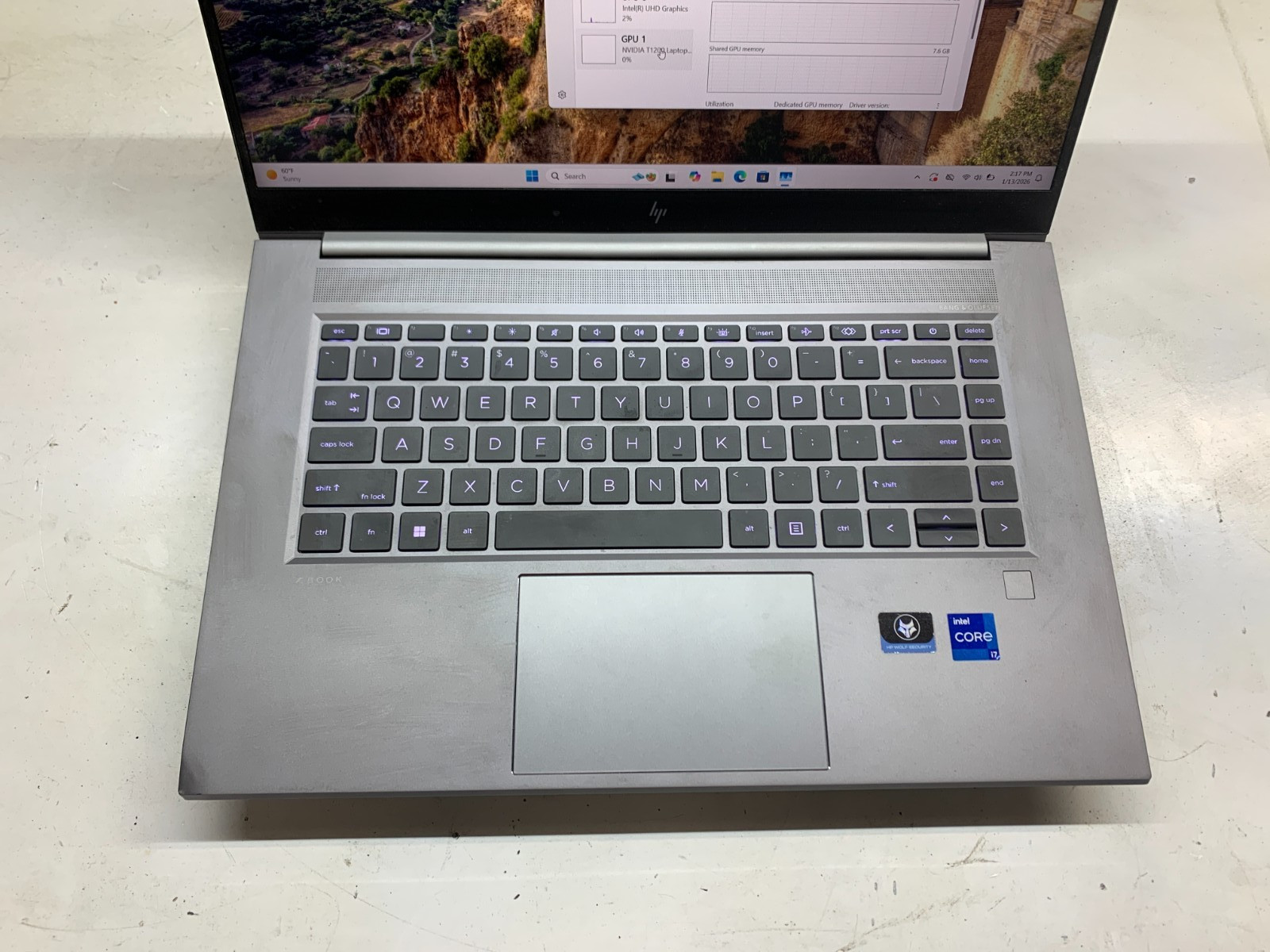 HP ZBook Studio G8 Intel Core i7-11800H 16GB 500GB SSD Quadro T1200 Windows 11
