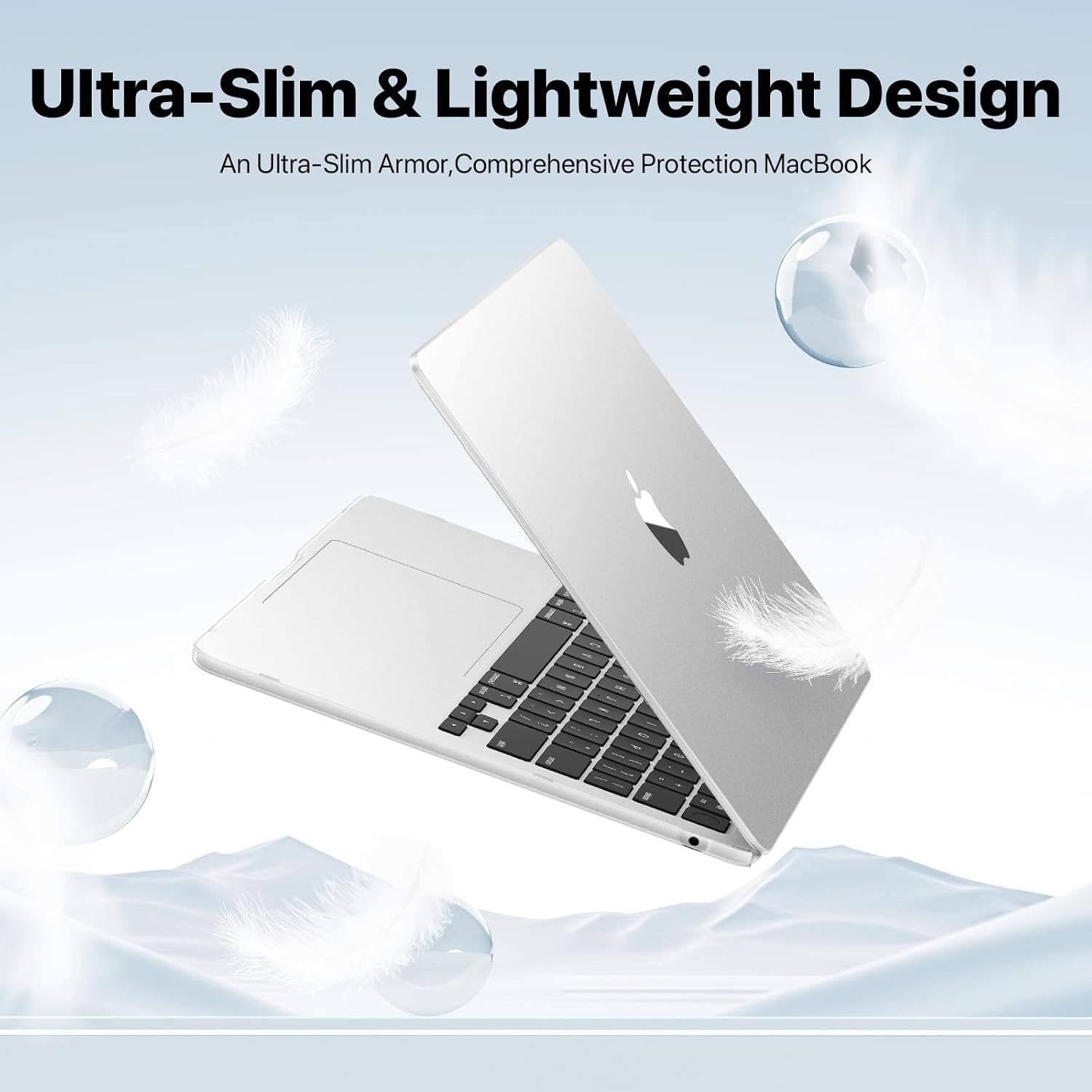 for MacBook Air 15 inch Case, Easy to Snap on, Hard Shell Protective Laptop Cove