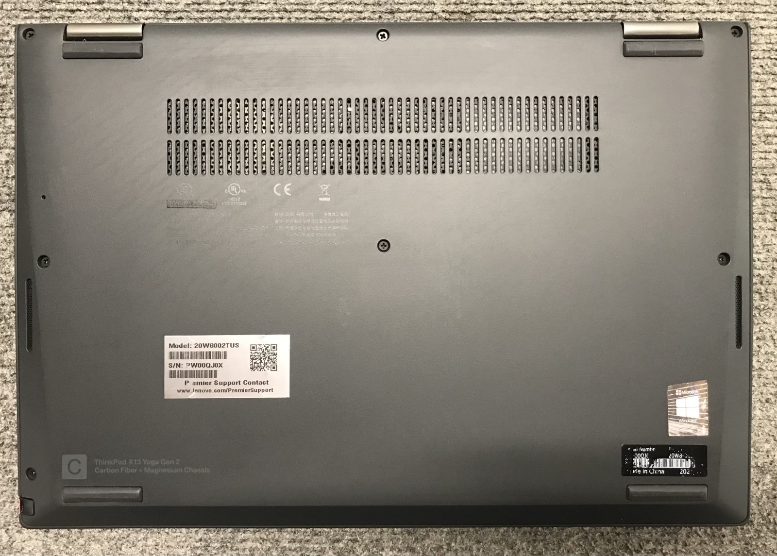 Lenovo ThinkPad X13 Yoga Gen 2 13.3″ 2-in-1 Laptop i7-1185G7 16GB RAM 512GB NVMe