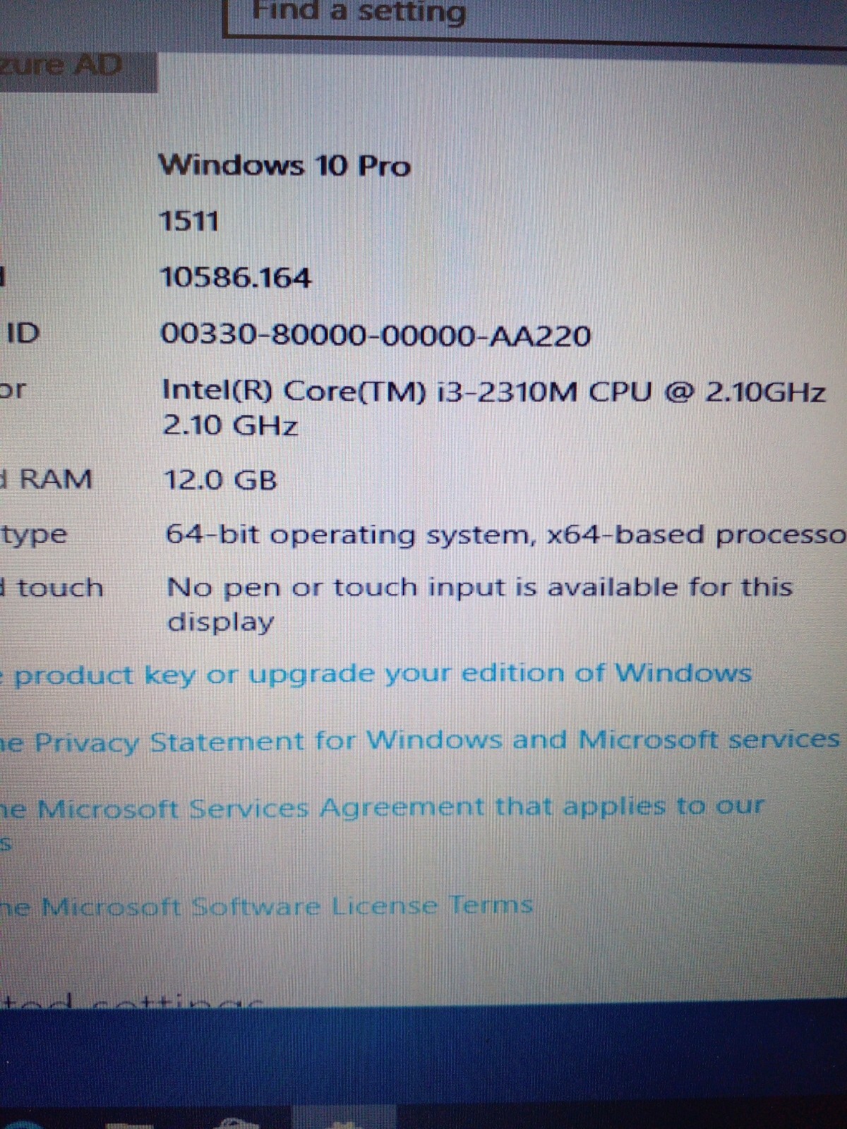 Dell Vostro 3750 Laptop Intel Core i3 8GB 250GB SSD Win 10 Pro See Pictures