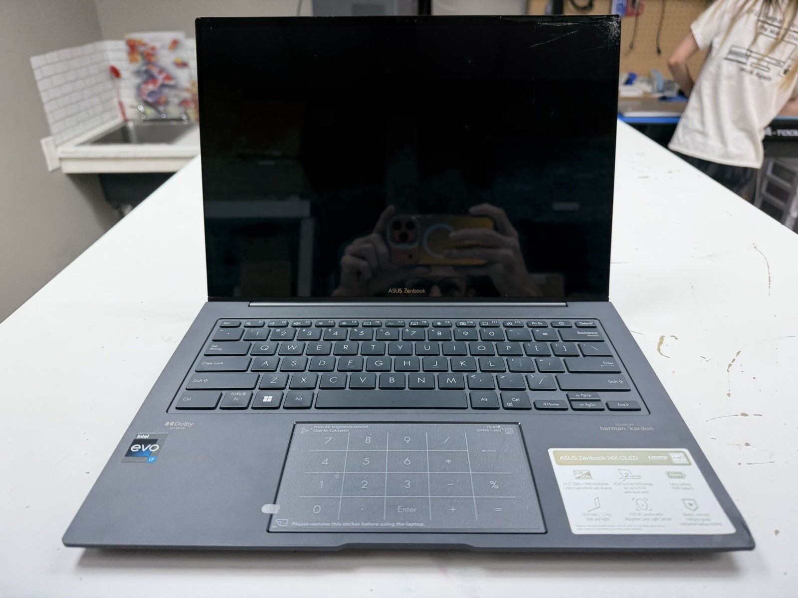 ASUS Zenbook Q420V OLED Laptop 14.5” i7-13700H 16GB 512 SSD Please Read