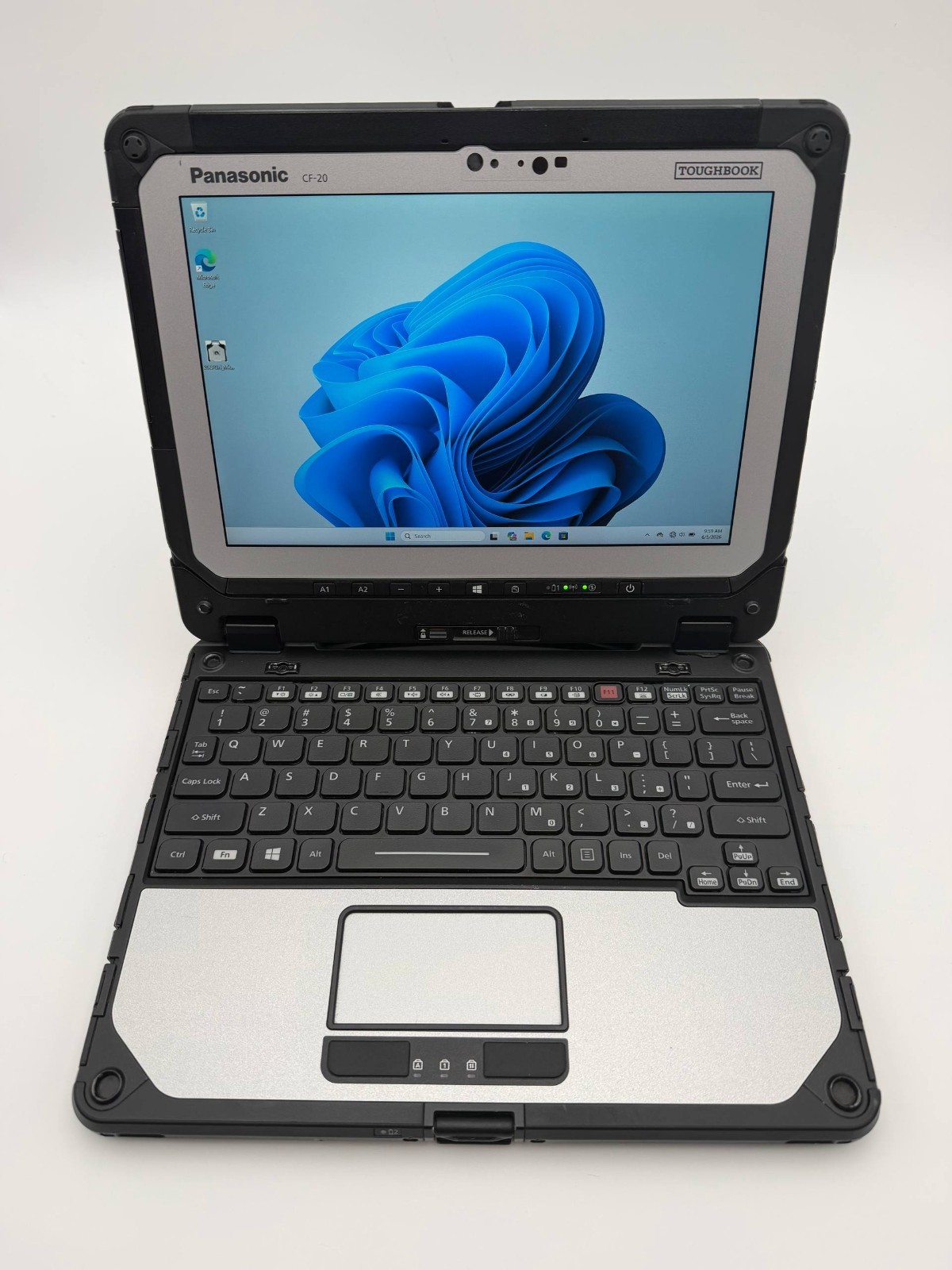 Panasonic Toughbook CF-20 MK2 i5-7y57 8GB 256GB Barcode Win11pro 2 batteries