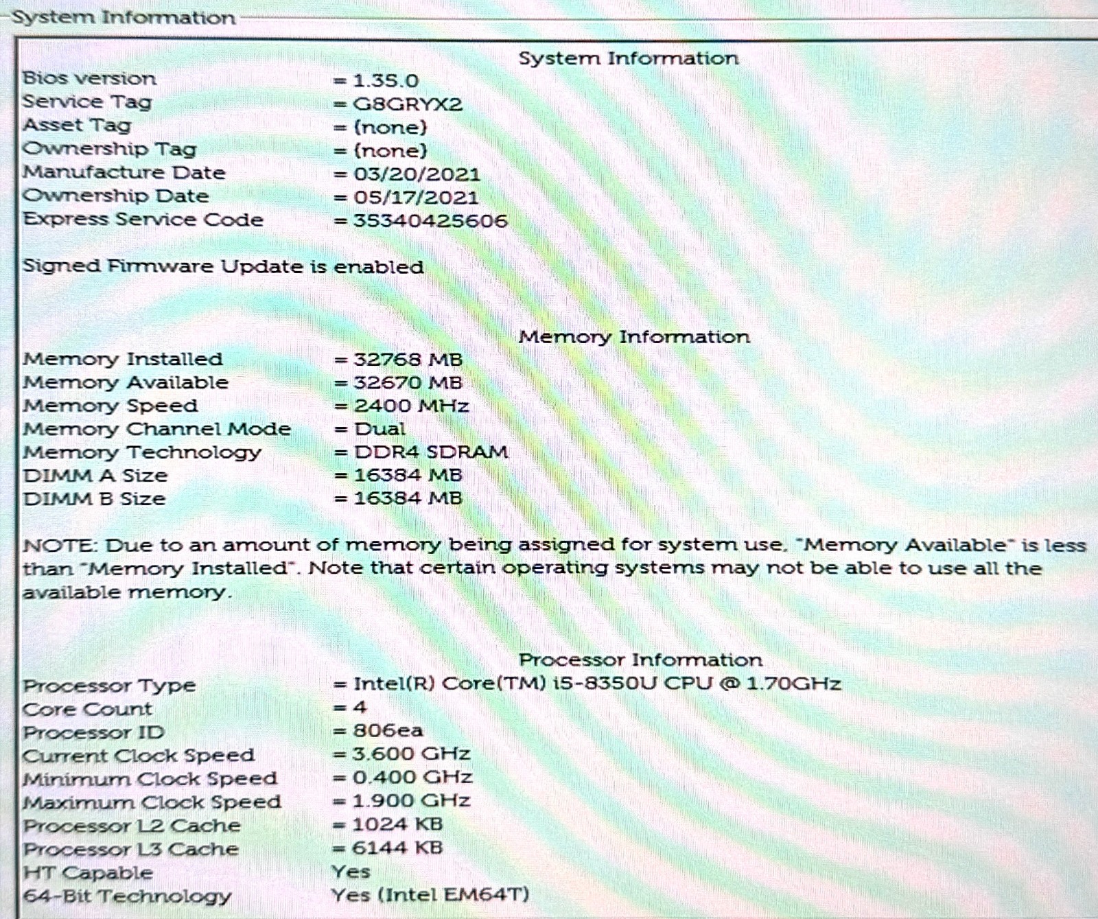 Dell Latitude 5420 Rugged 14″ Touch 1.7GHz Core i5-8350U 32GB RAM NO SSD or OS