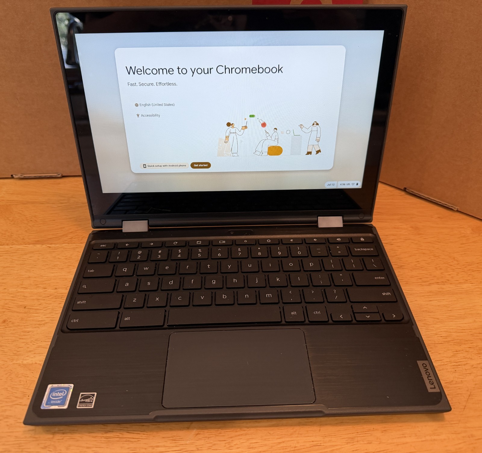 Lenovo 500e 2nd Gen 11.6″ 2-in-1 Chromebook Celeron N4120 8GB RAM 64GB eMMC