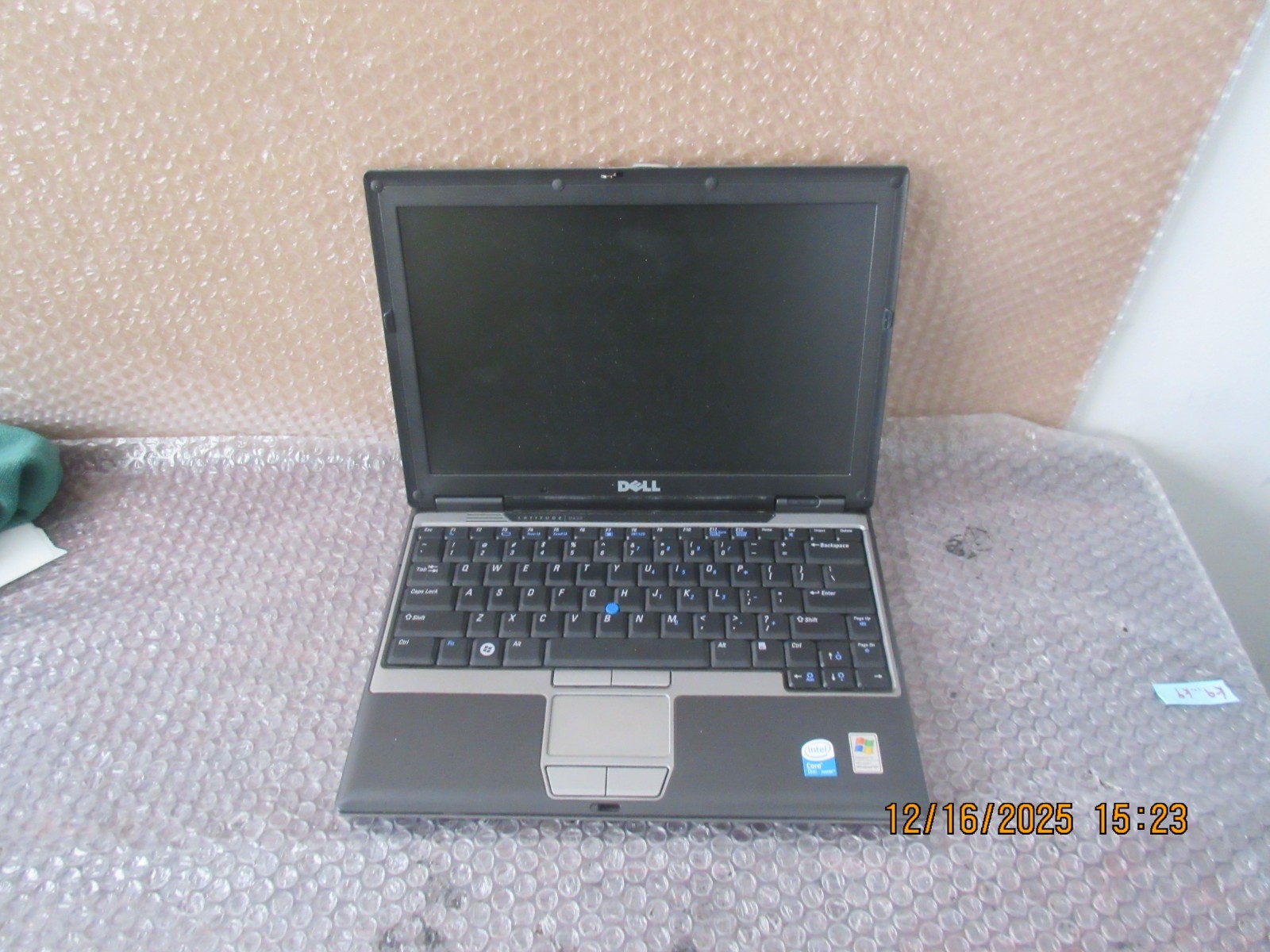 Dell Latitude D430 Intel Core 2 Duo @ 1.33GHz 1GB Ram No HDD, BATTERY, OS.