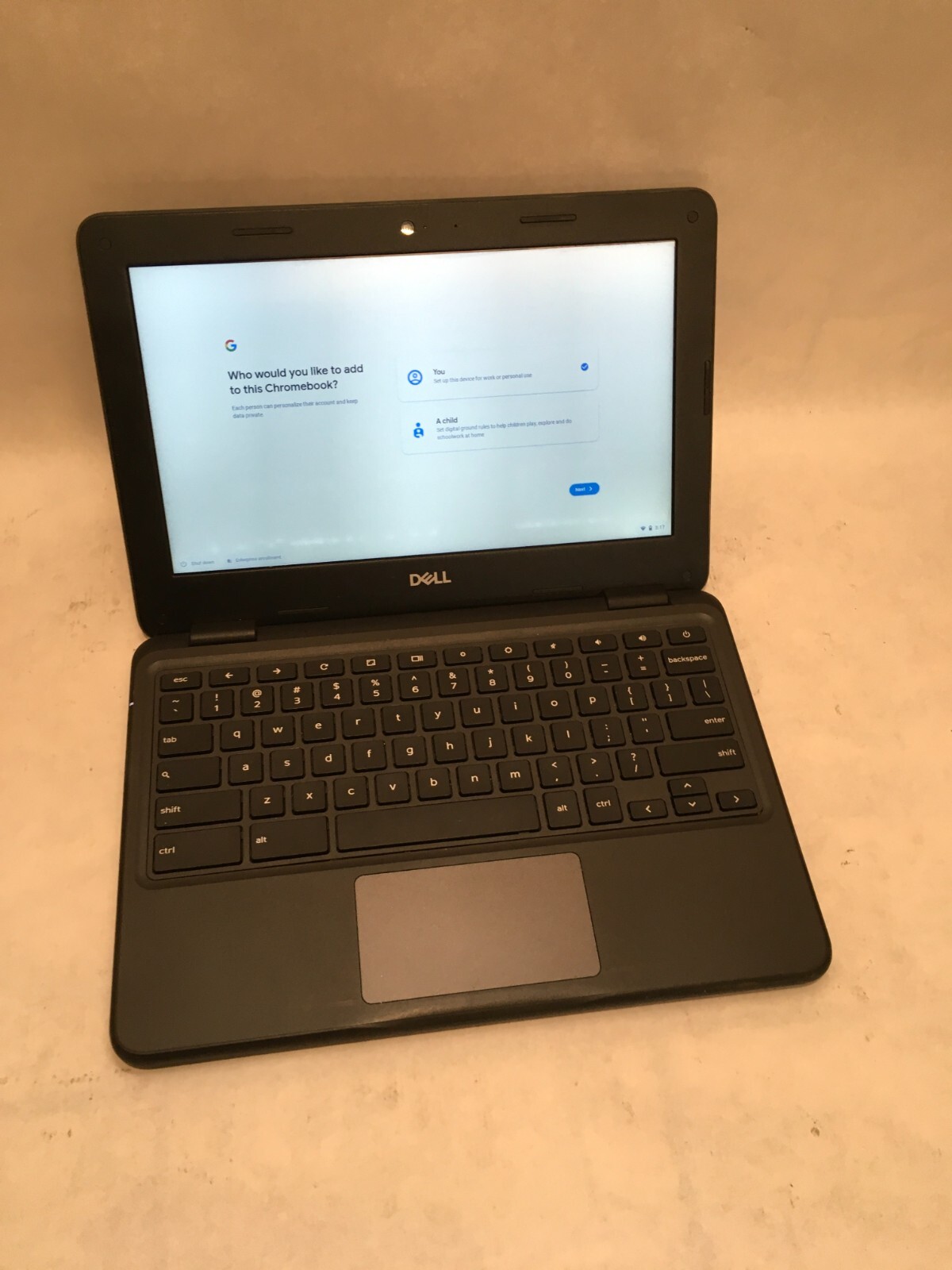 Dell Chromebook 3100 Chromebook / TESTED WORKING / Webcam / Supported w/charger