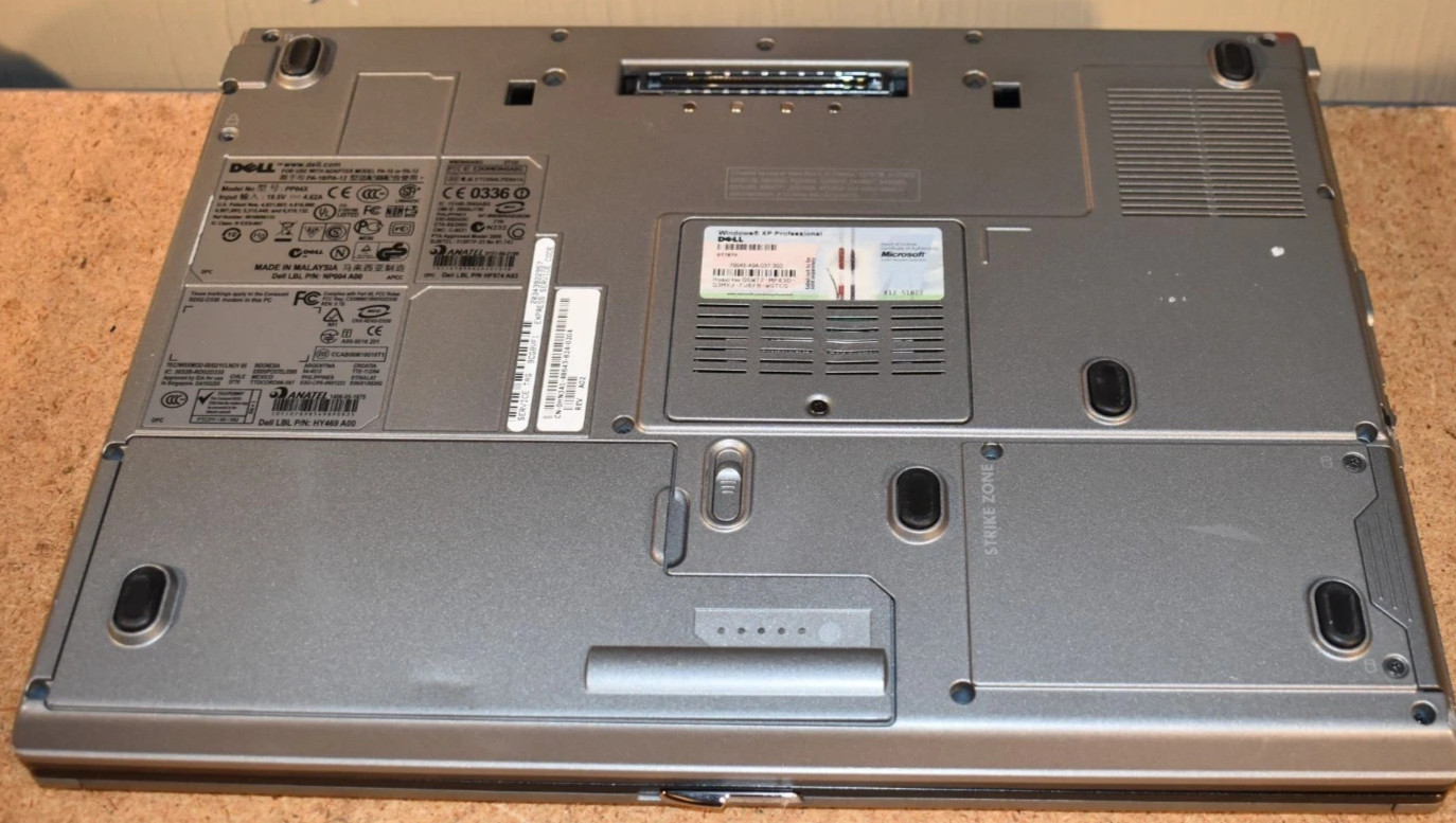 DELL Latitude D830 Duo 2.0GHz WinXP Laptop 4GB RAM 320GB CD/DVD Serial w/Charger