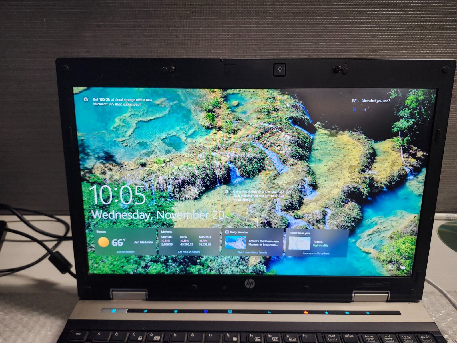 HP EliteBook 8540P 15.6″ Intel Core i5 M540 2.40GHz 6GB RAM 256GB SSD Win 10H