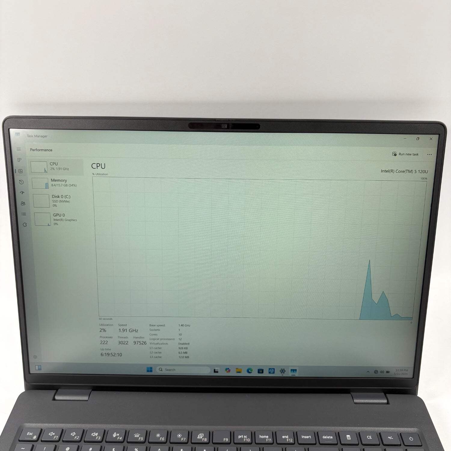 Dell Pro 16 PC16250 16″ Core 5 120U 1.4GHz 16GB RAM 256GB SSD