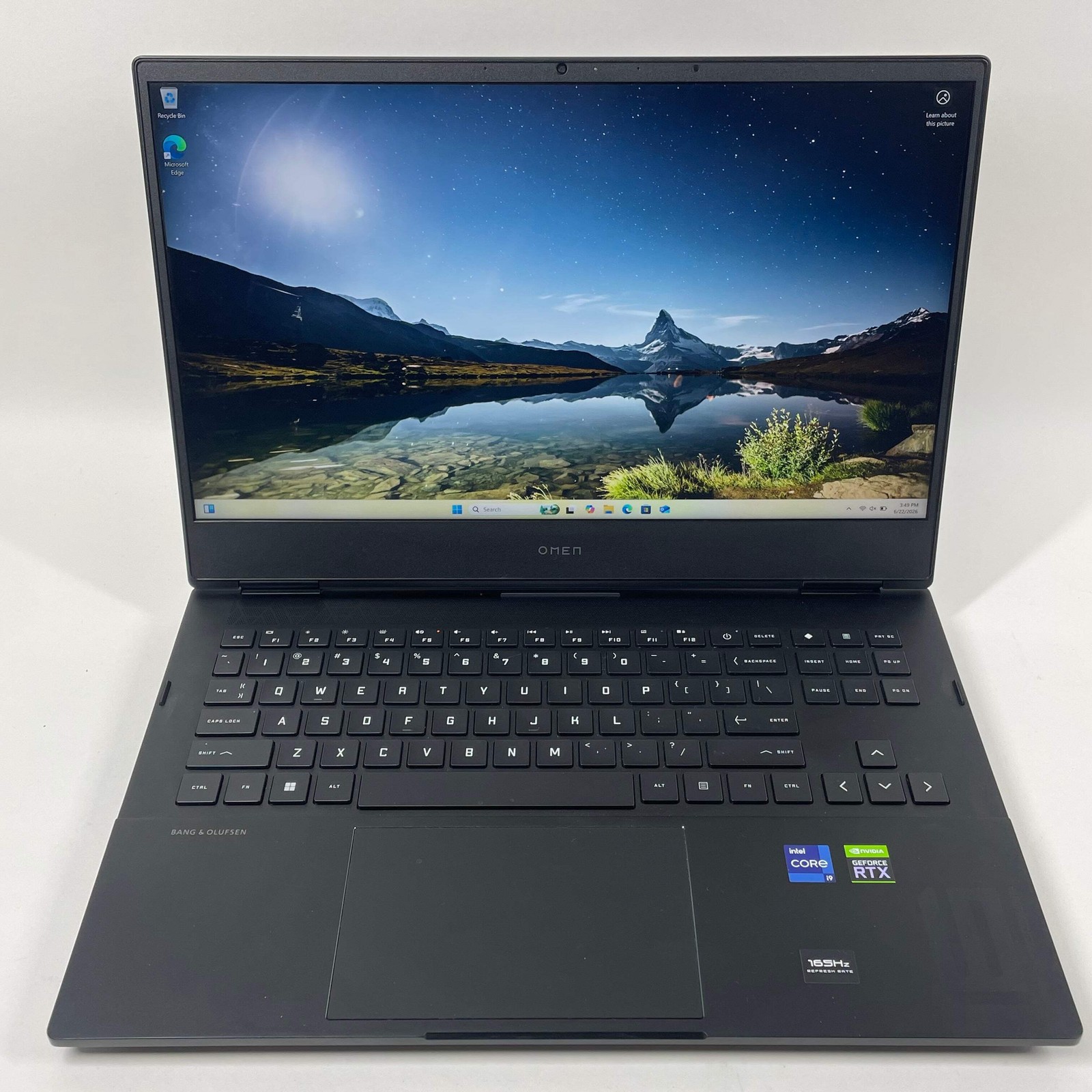 HP Omen 16-K0033DX 16″ i9-12900H 2.5GHz 16GB RAM 1TB SSD GeForce RTX 3060