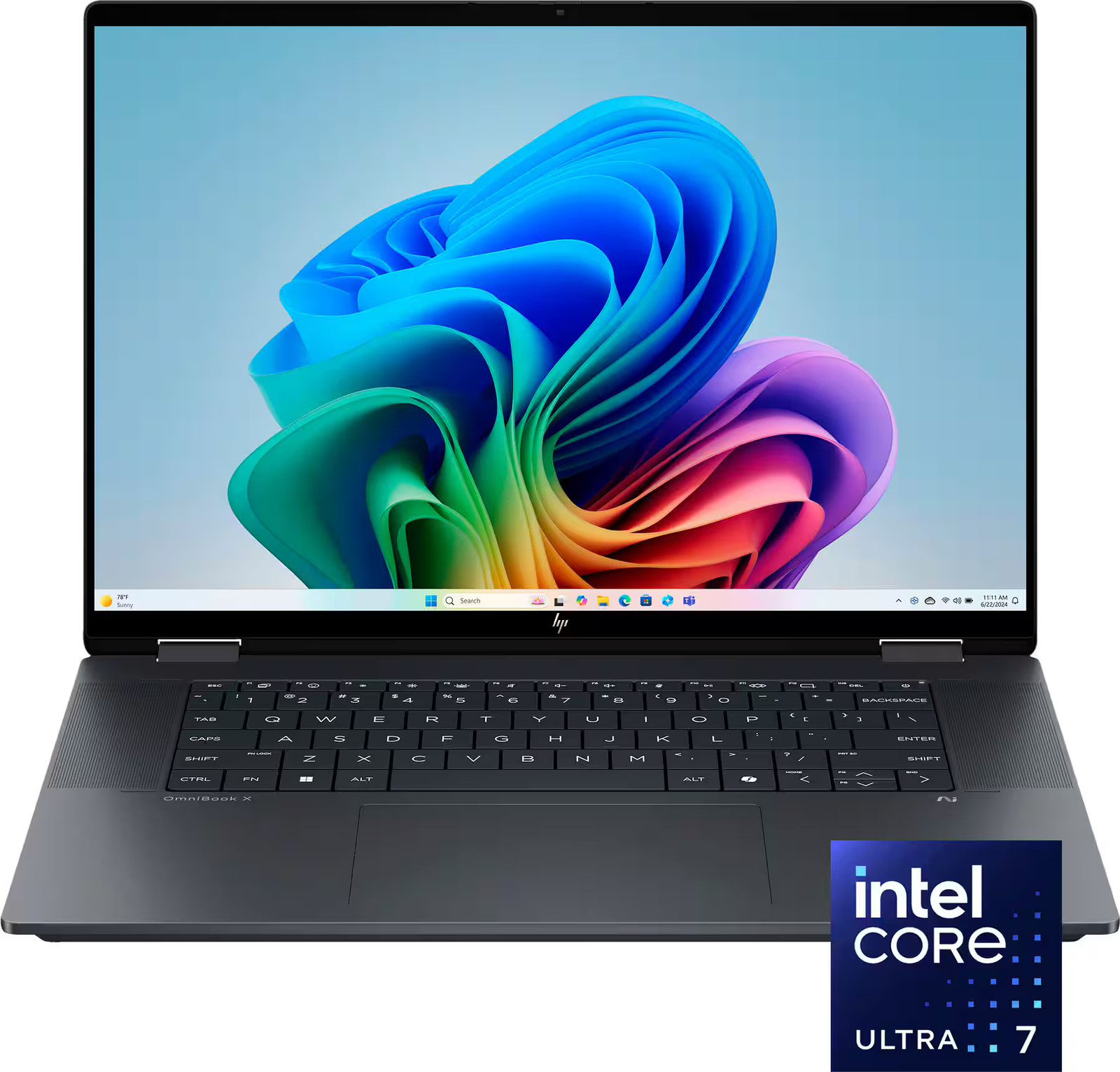 HP – OmniBook X Flip 2-in-1 – 16″ 2K Touch-Screen Laptop – Intel Core Ultra 7…
