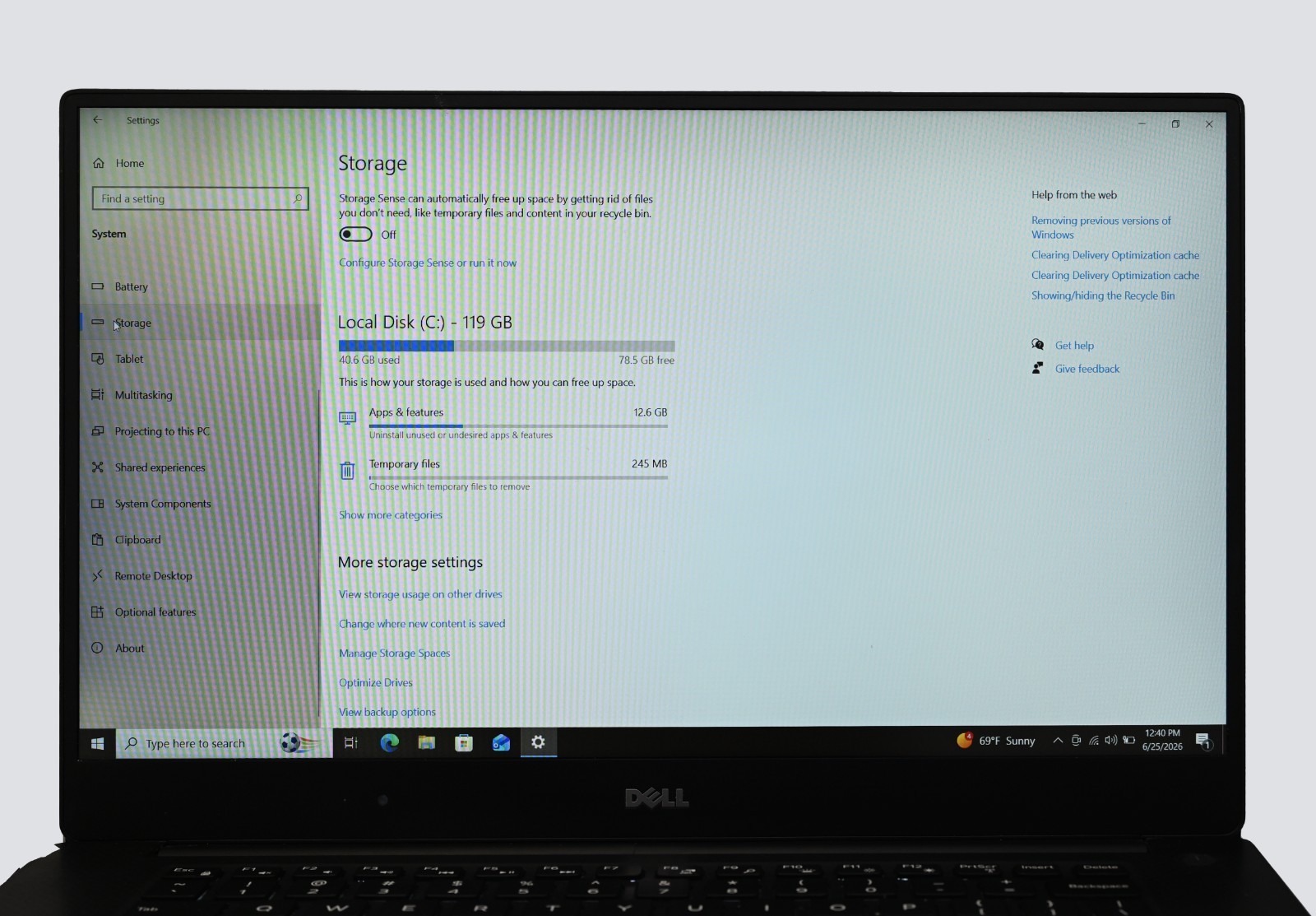 Dell Precision 5520 i5-7440HQ 2.8GHz 8GB RAM 128GB SSD Windows 10 Pro