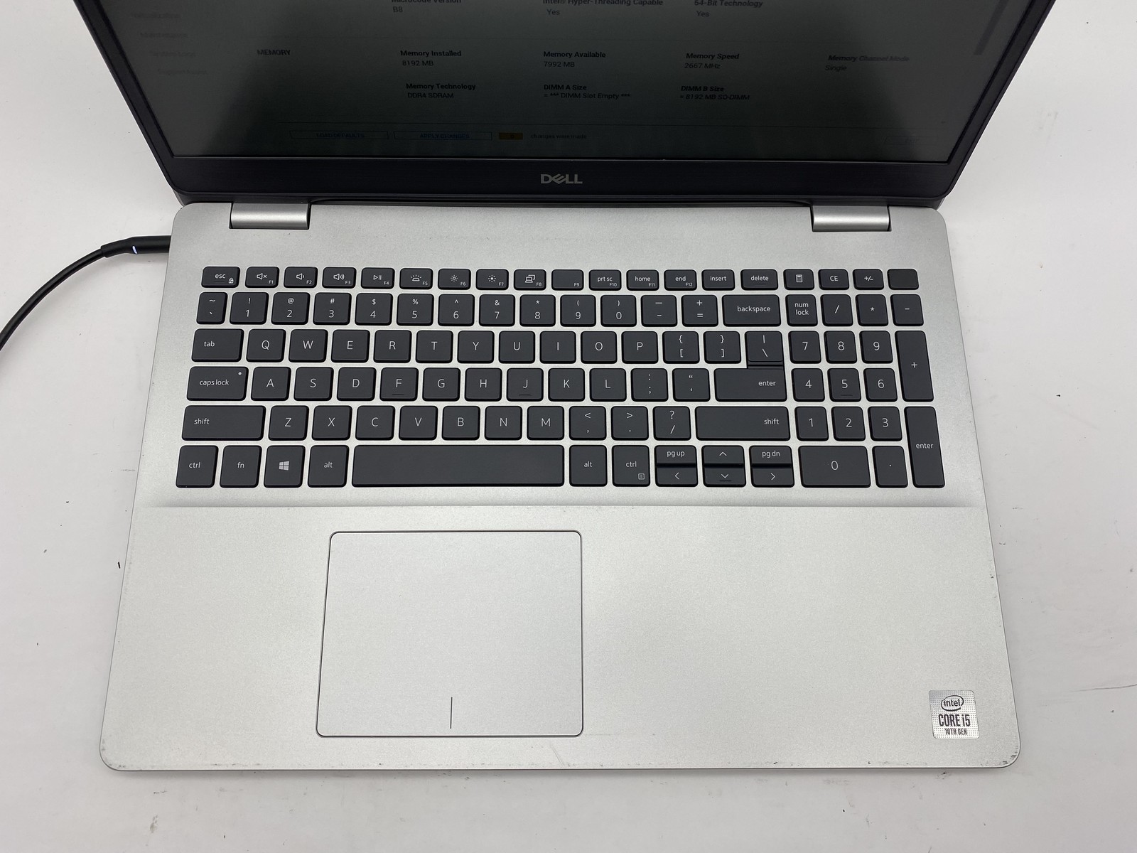 Dell Inspiron 5593 Laptop Intel Core i5 1035G1 1GHz 8GB RAM – No HDD