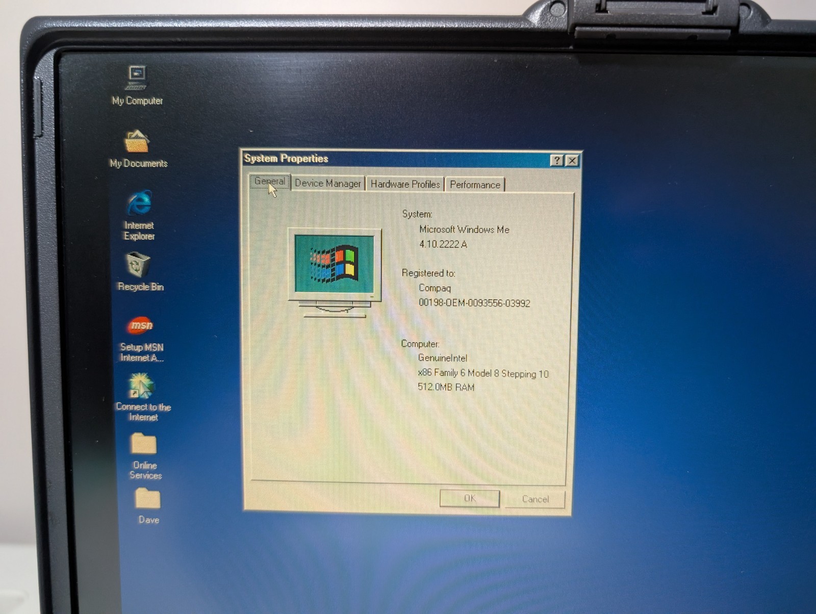 15″ Compaq Armada | Pentium III 512MB 80GB HDD | Win 98 + XP Vintage 1999 Beauty