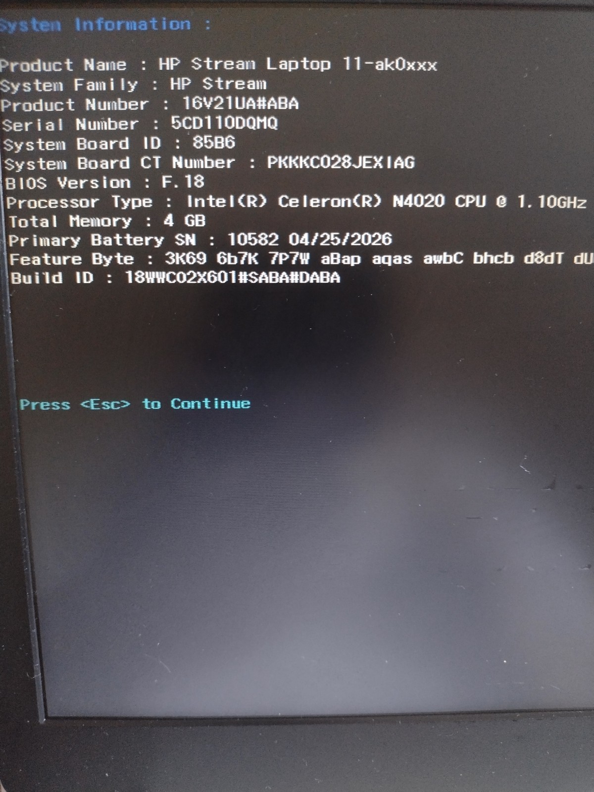 HP Stream 11-AK0020NR Laptop 11.6″ Celeron N4020 1.1GHz, 4GB RAM 32GB LINUX MINT