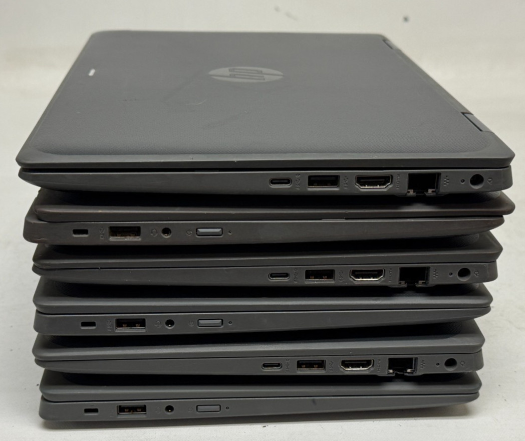 HP ProBook x360 11 G6 11.6″ (i3-10110Y – 8GB RAM – FOR PARTS) – Lot of 6