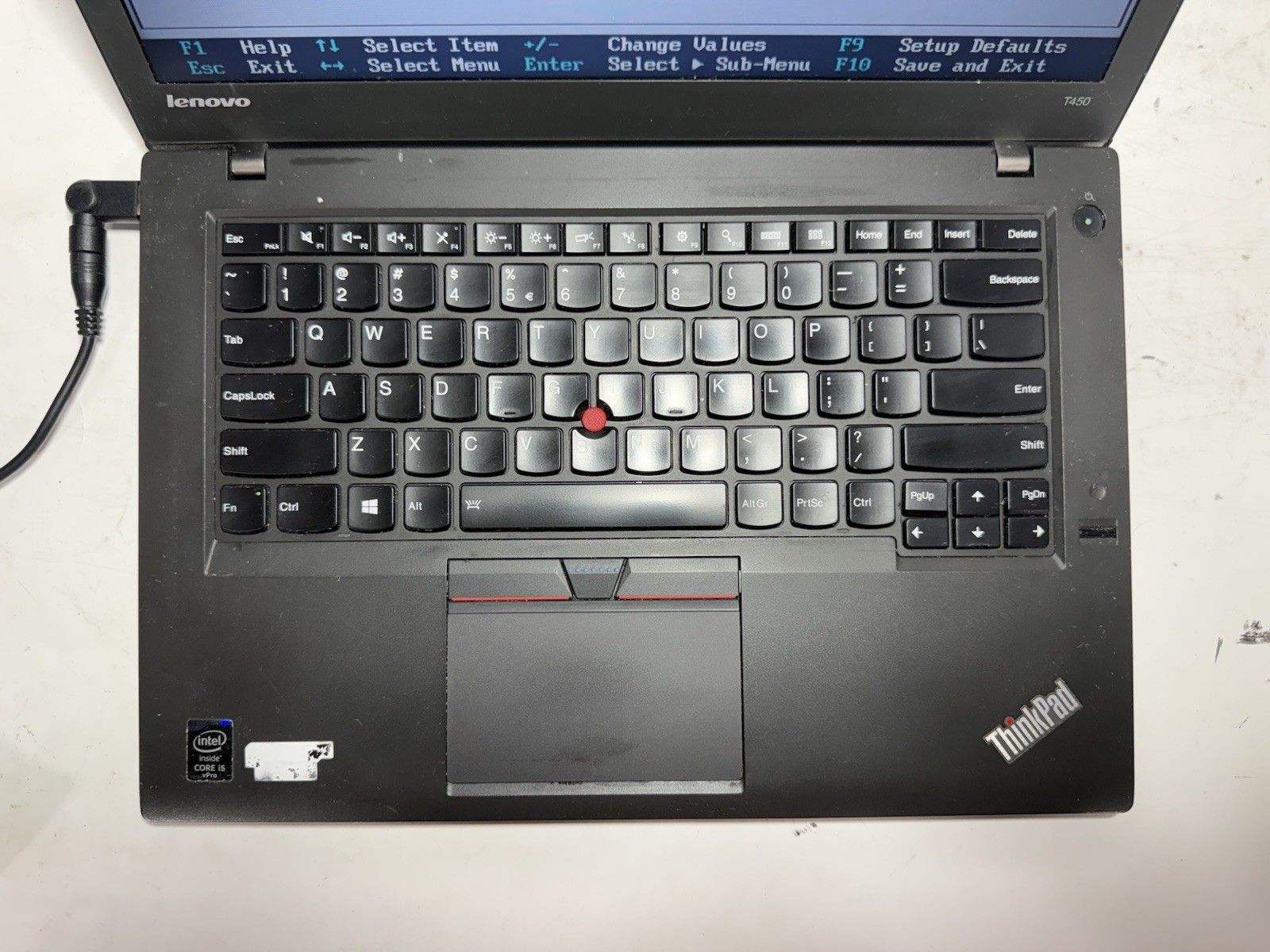 Lenovo ThinkPad T450 14″ Laptop Intel i5-5300U 8GB RAM (NO HDD)