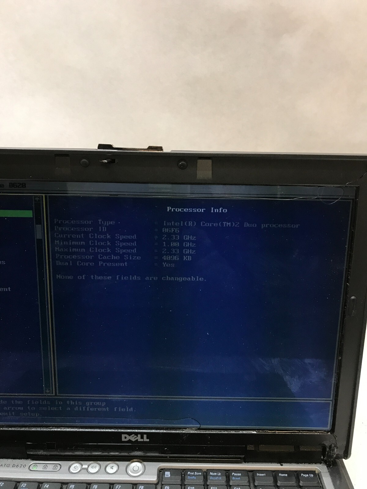 Dell Latitude D620 ATG Rugged 14.1″ Core 2 Duo 4GB RAM NO HDD/OS For Parts – DW