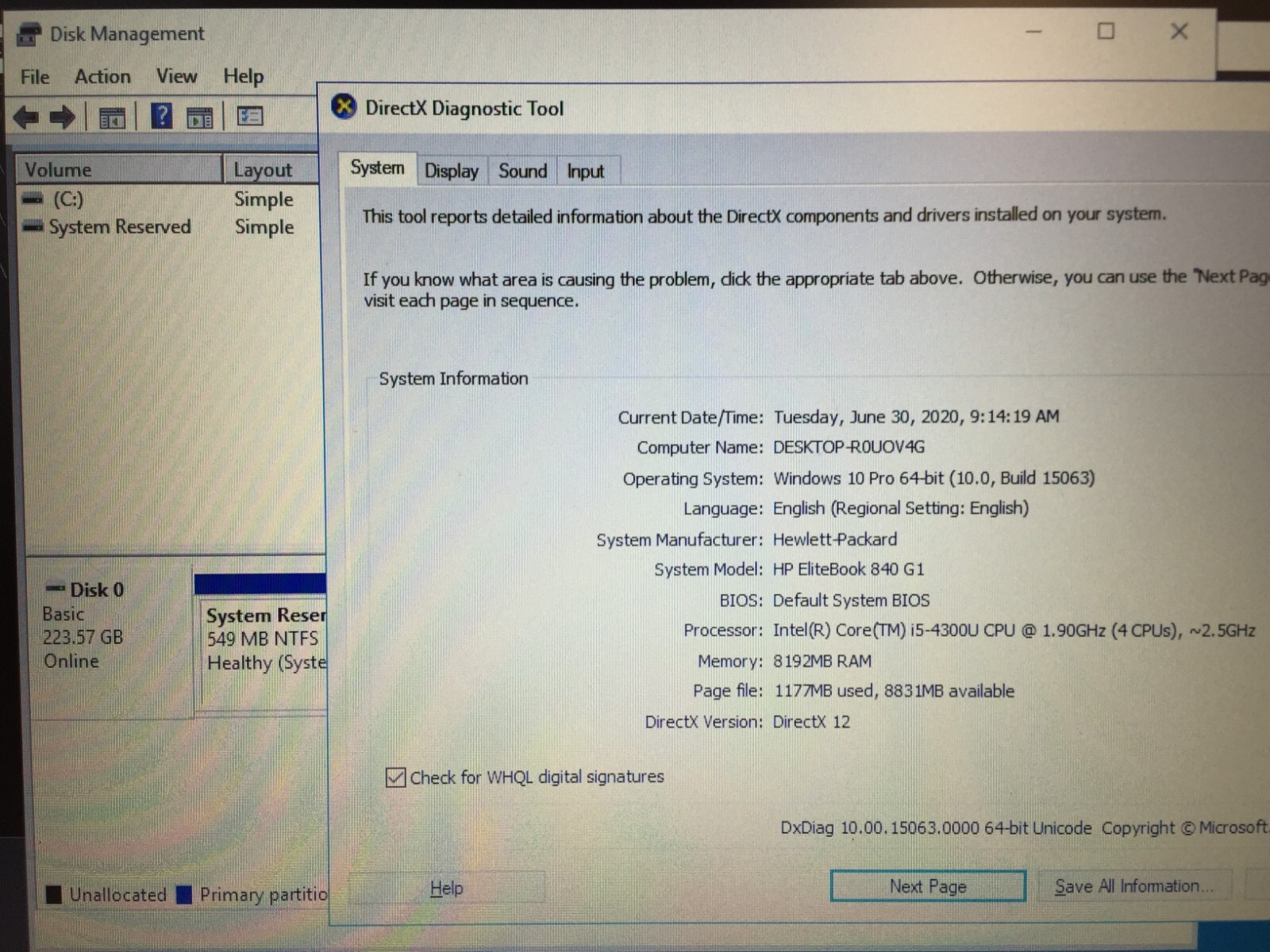 HP EliteBook 840 G1 14″ HD Business Laptop, Intel i5-4300U 16GB 256GB Win10 Pro