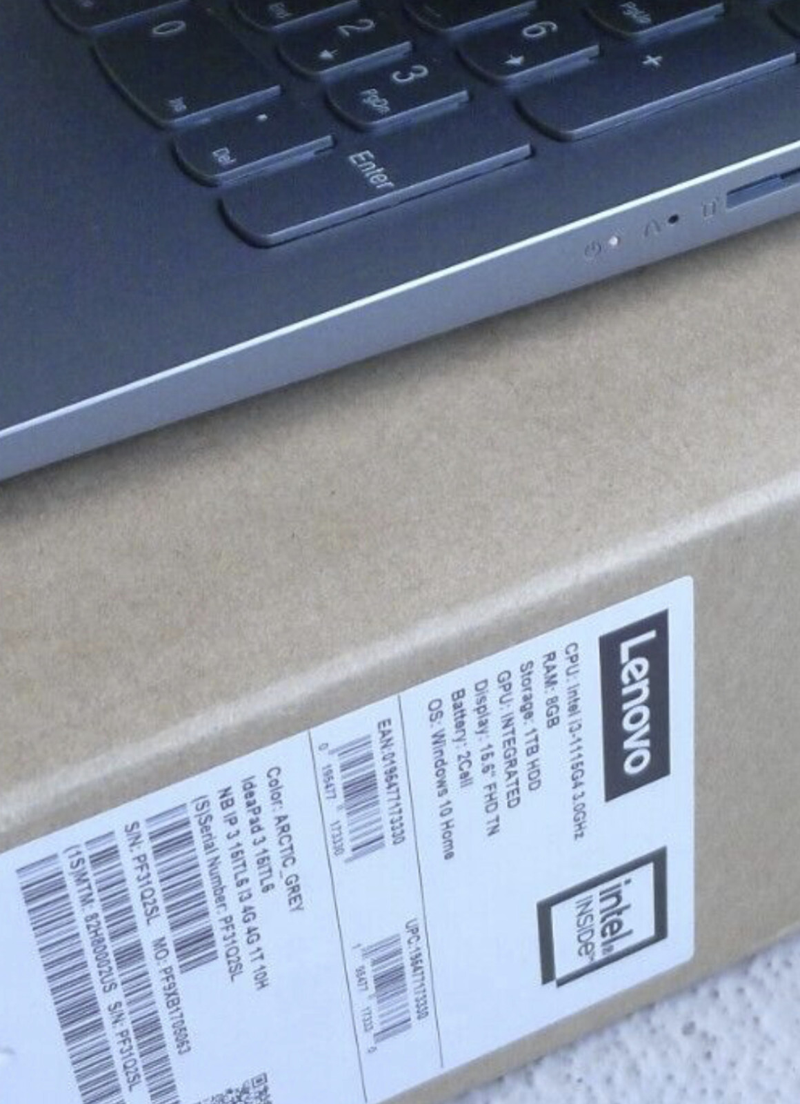Lenovo IdeaPad 3 15ITL6  Intel Core i3 11th Gen Dual-core (2 Core) 3 GHz – 8 GB
