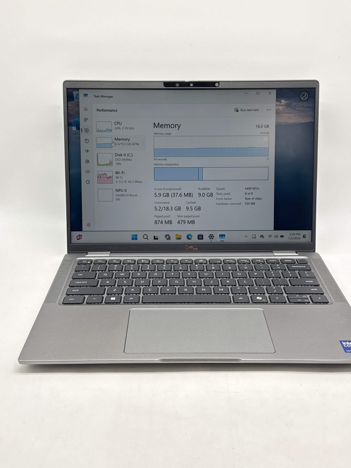 Dell Latitude 7450 14″ Intel Ultra 7 155U 16GB RAM 512GB SSD – Used