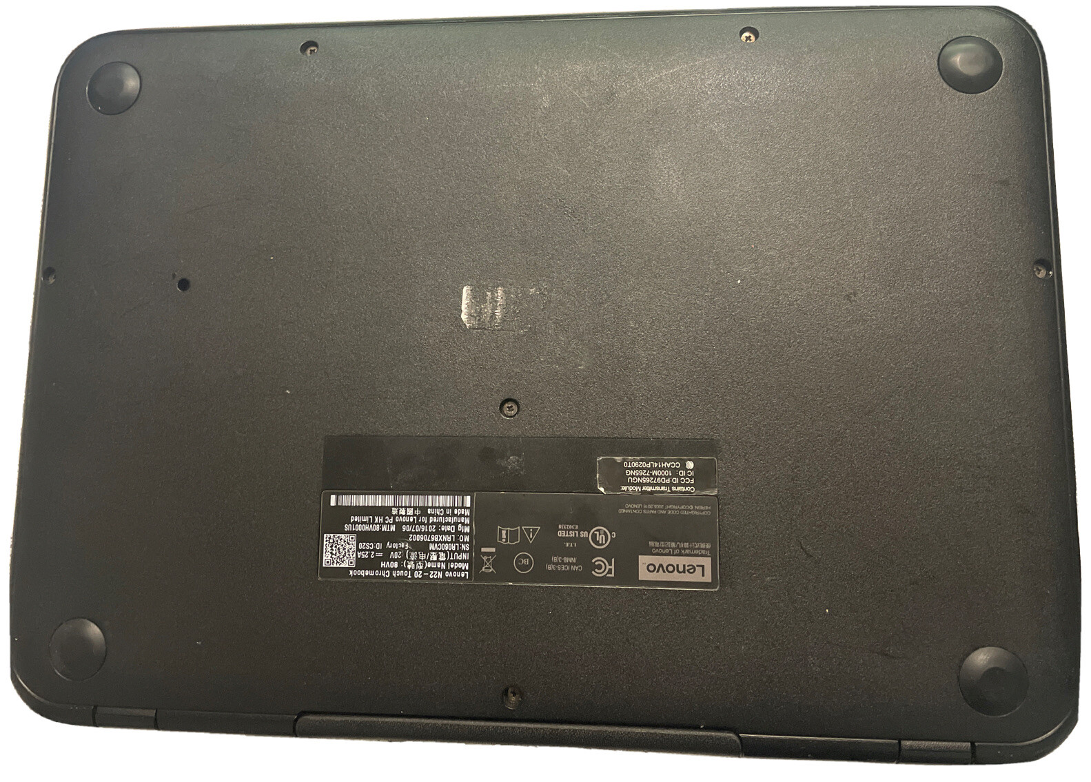 Lenovo N22 Touch, Laptop Chromebook 11.6″ Intel Celeron N3060 4 GB -16 GB HDMI 