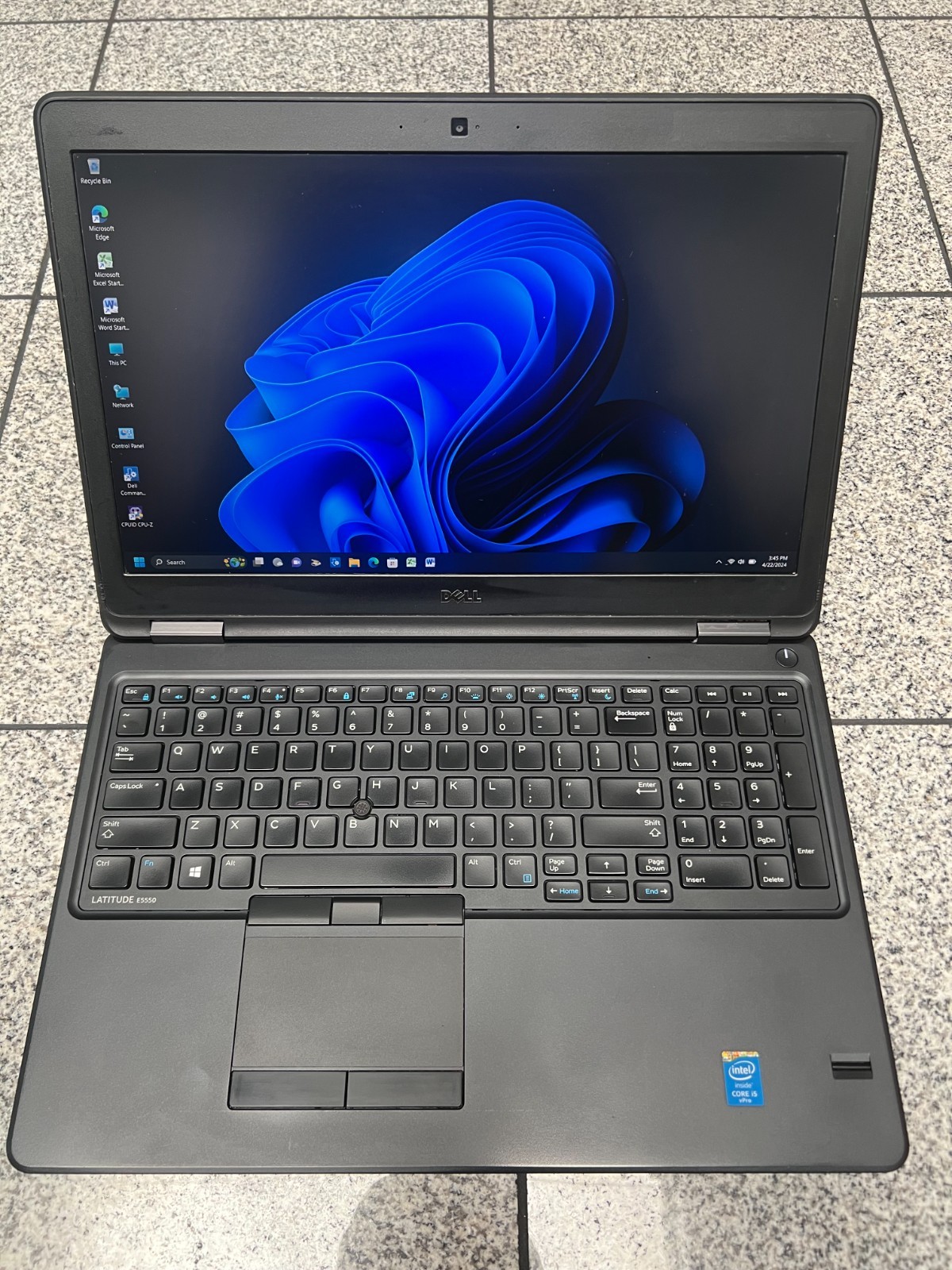 Dell Latitude E5550 8GB RAM 128GB SATA SSD 15.6″ Intel Core i5-5300U Win 11 Pro