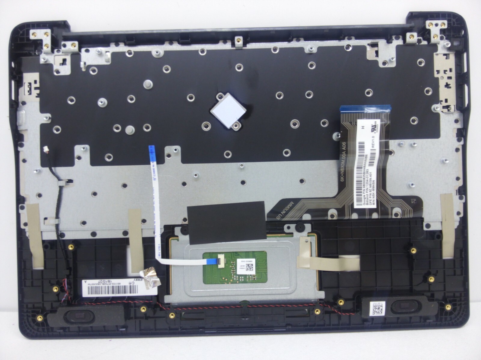 EVOO 11.6 Chromebook EV-CH-116-1 Black Palmrest Keyboard Touchpad & Speakers 144